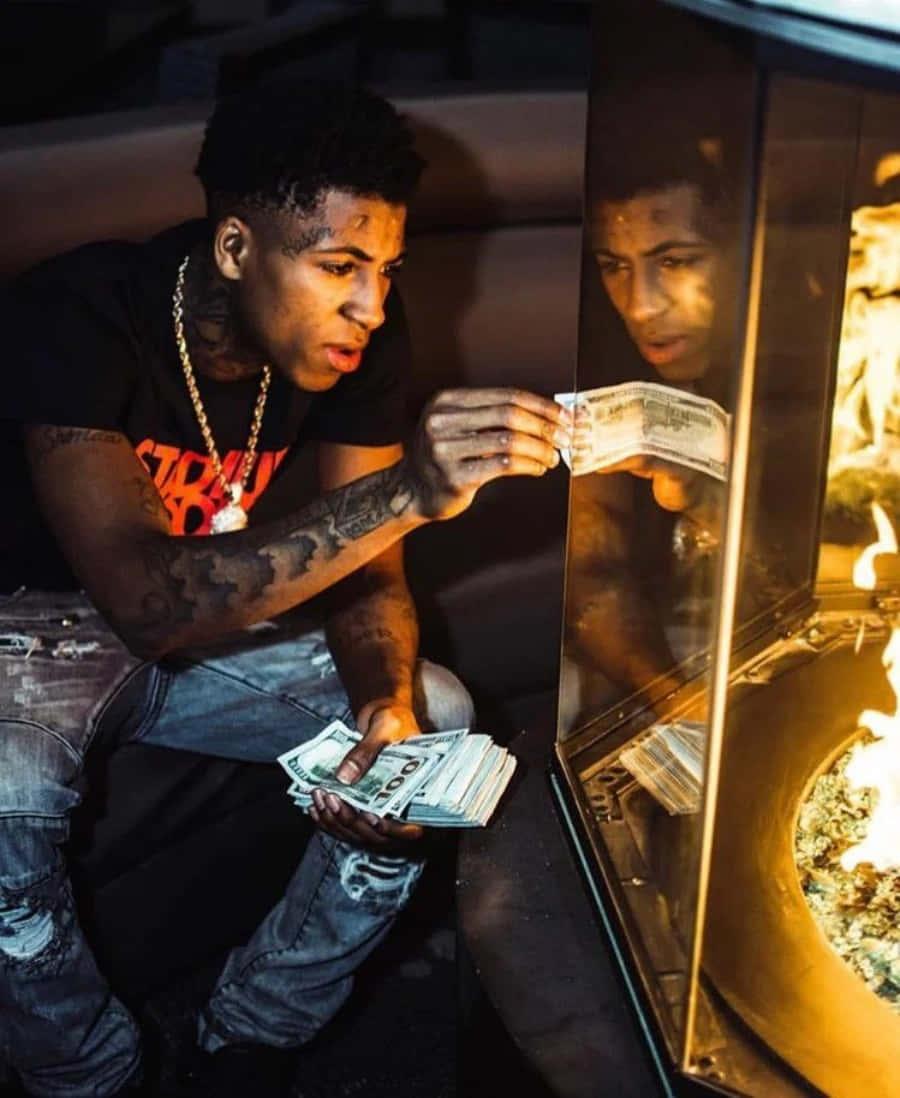 NBA Youngboy looking determined — 900x1098 wallpaper