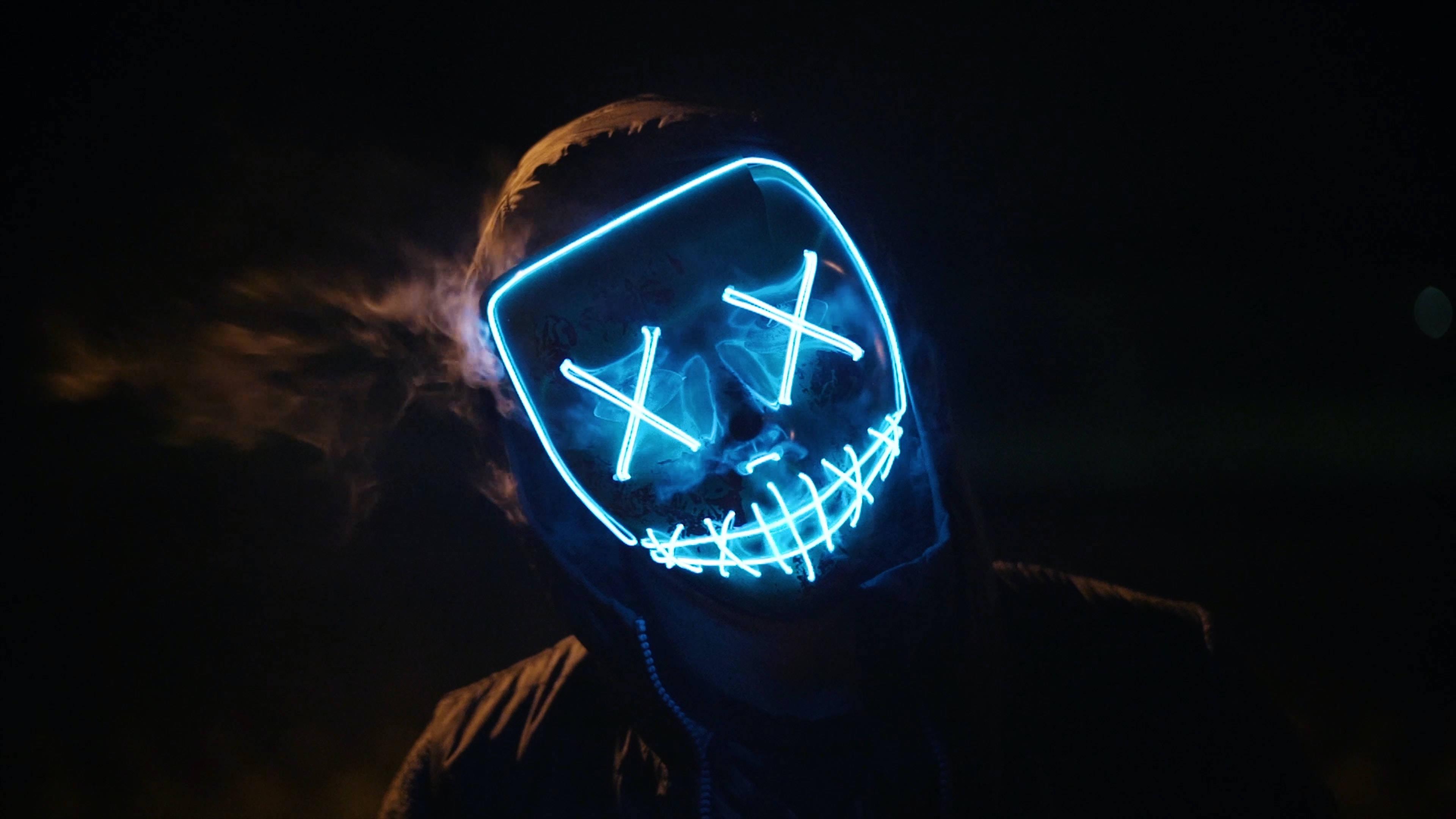 Neon Mask Good PFP — 3840x2160 wallpaper