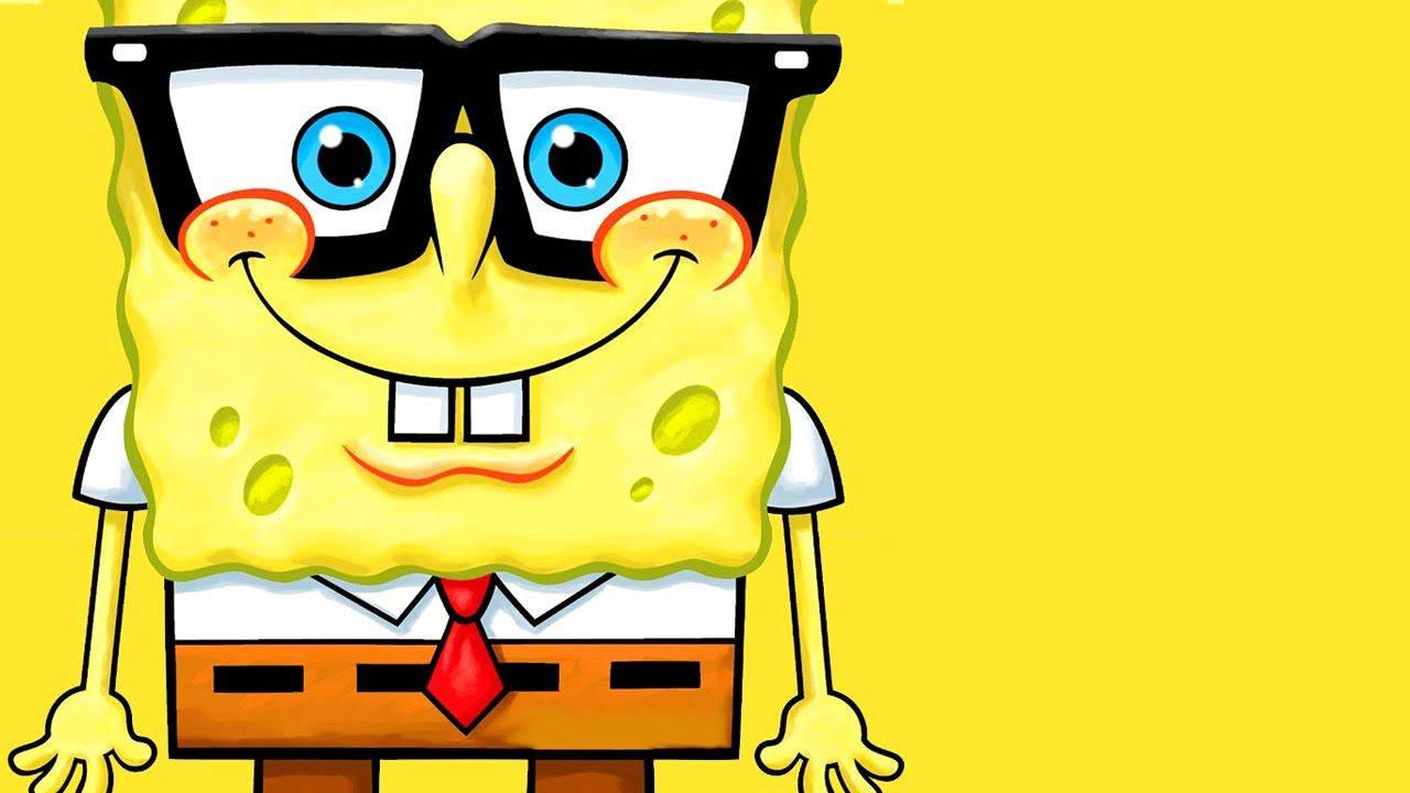 Nerd SpongeBob With His Geeky Glasses — 1280x720 wallpaper