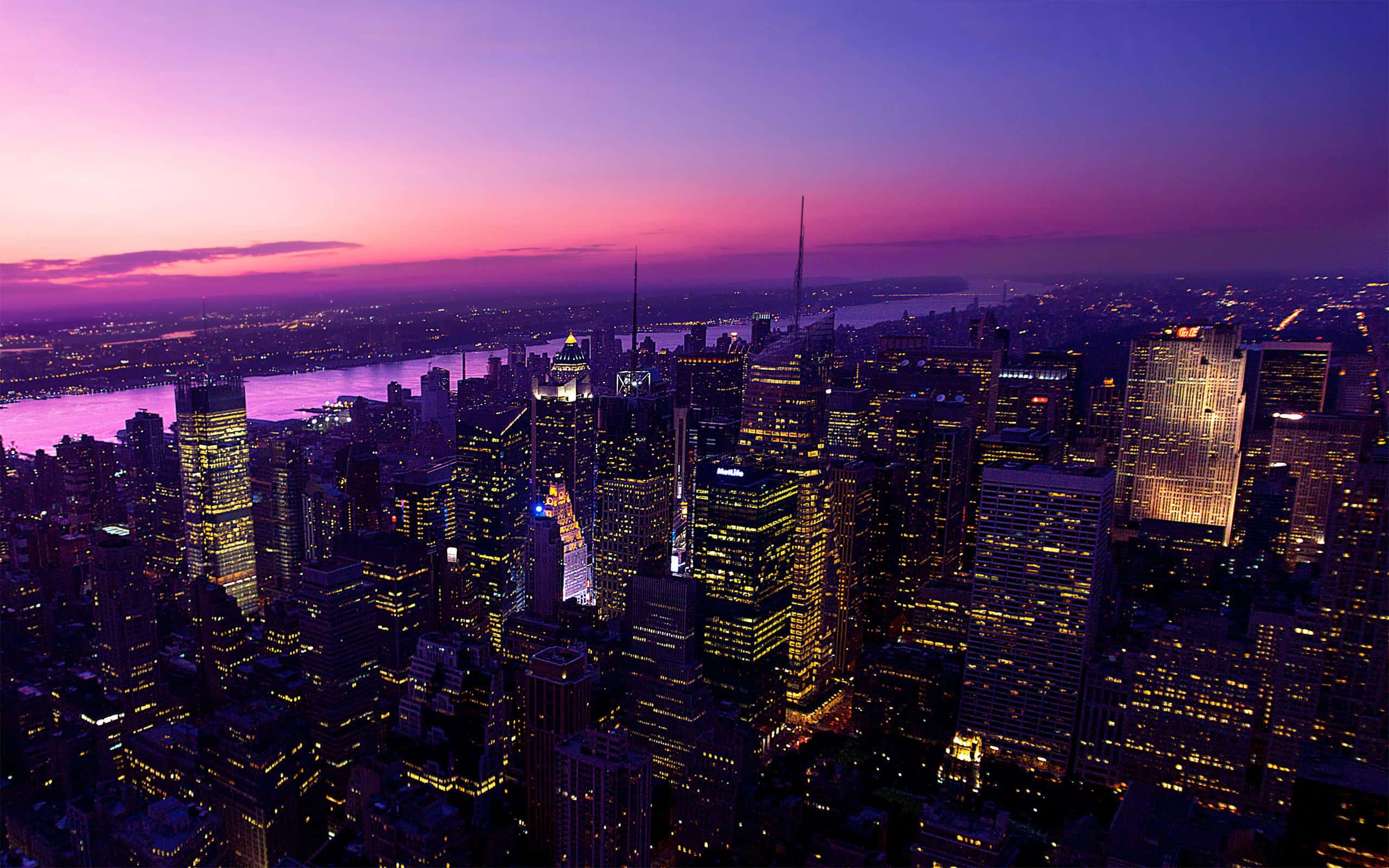 New York City background — 2560x1600 wallpaper