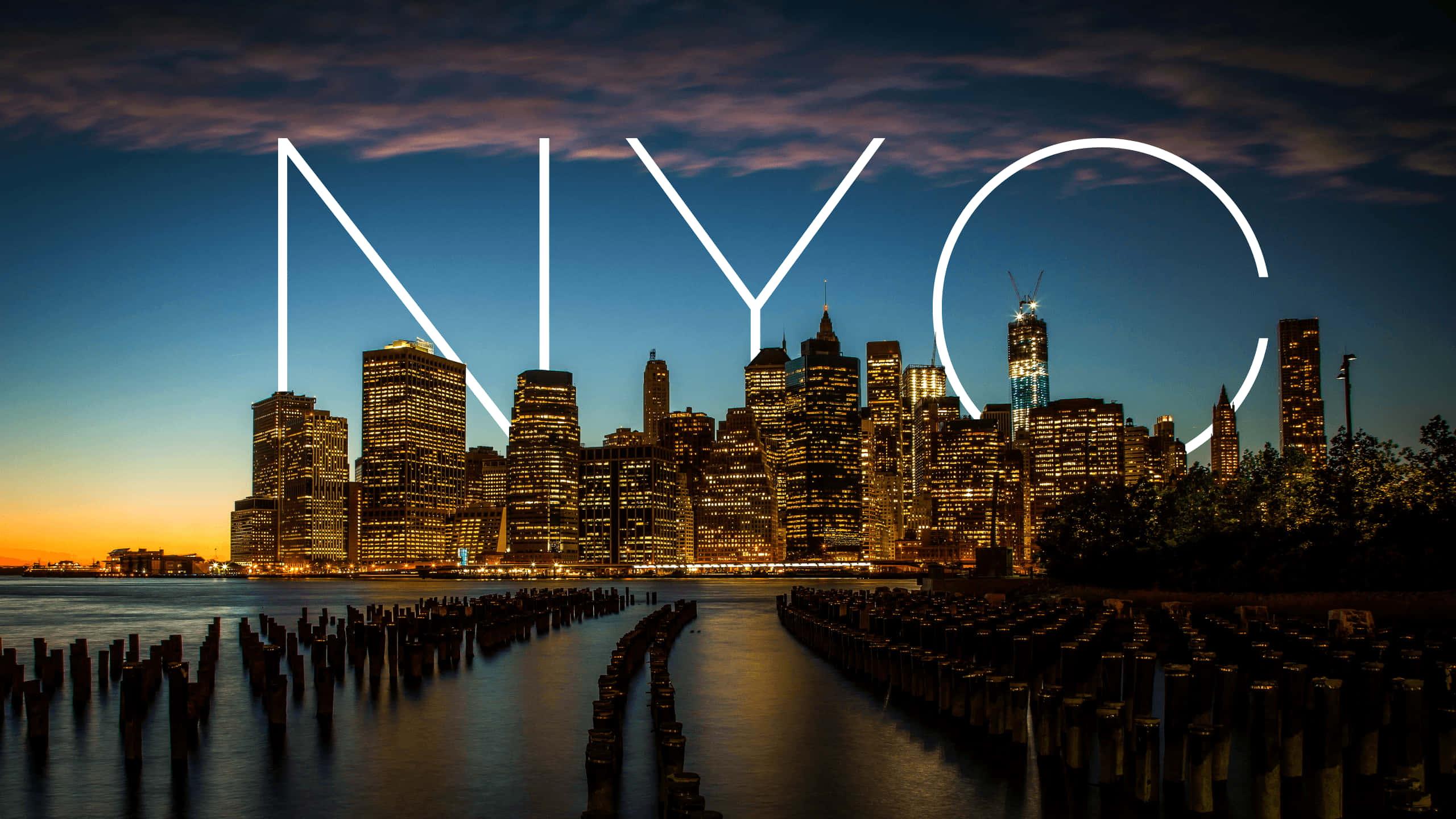 New York City background — 2560x1440 wallpaper