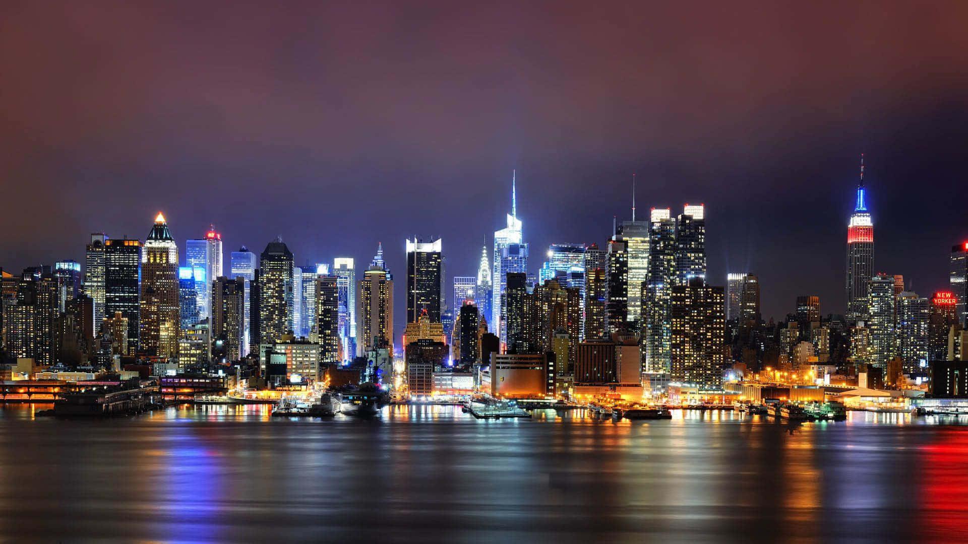 New York City background — 1920x1080 wallpaper