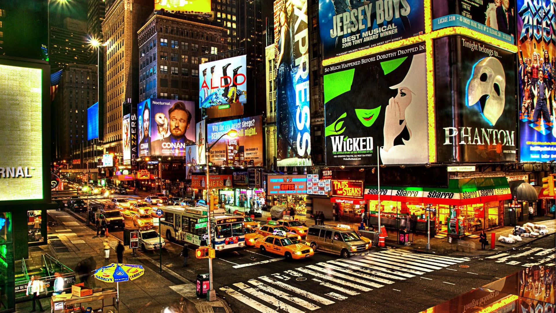 New York City background — 1920x1080 wallpaper