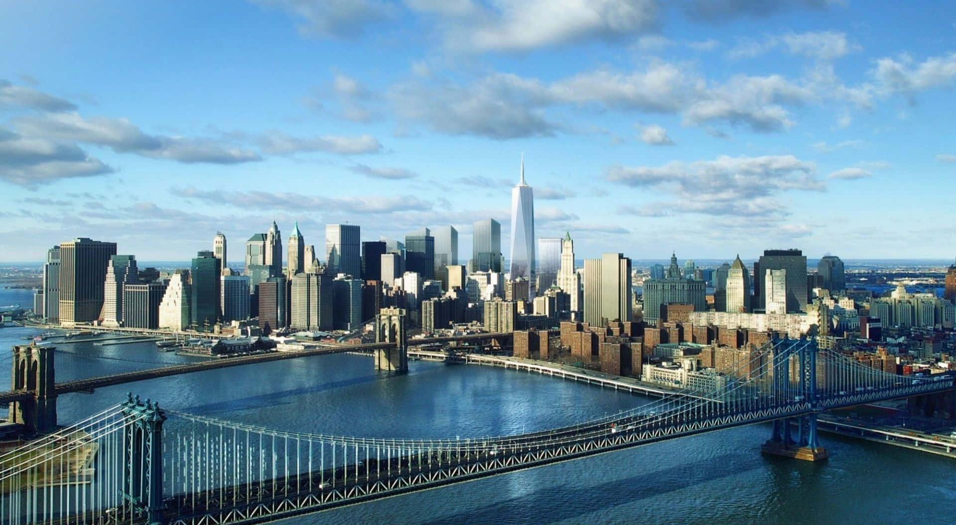 New York City background — 1920x1056 wallpaper