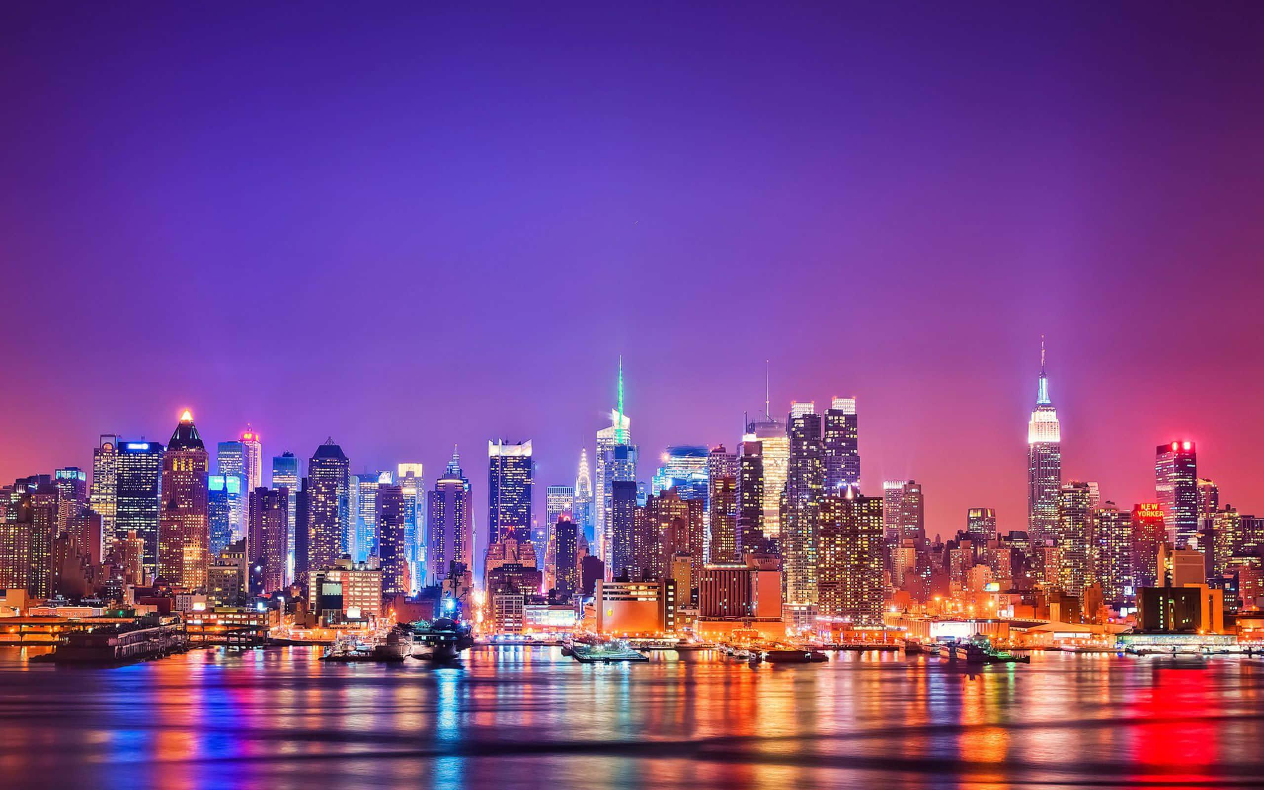 New York City background — 2560x1600 wallpaper
