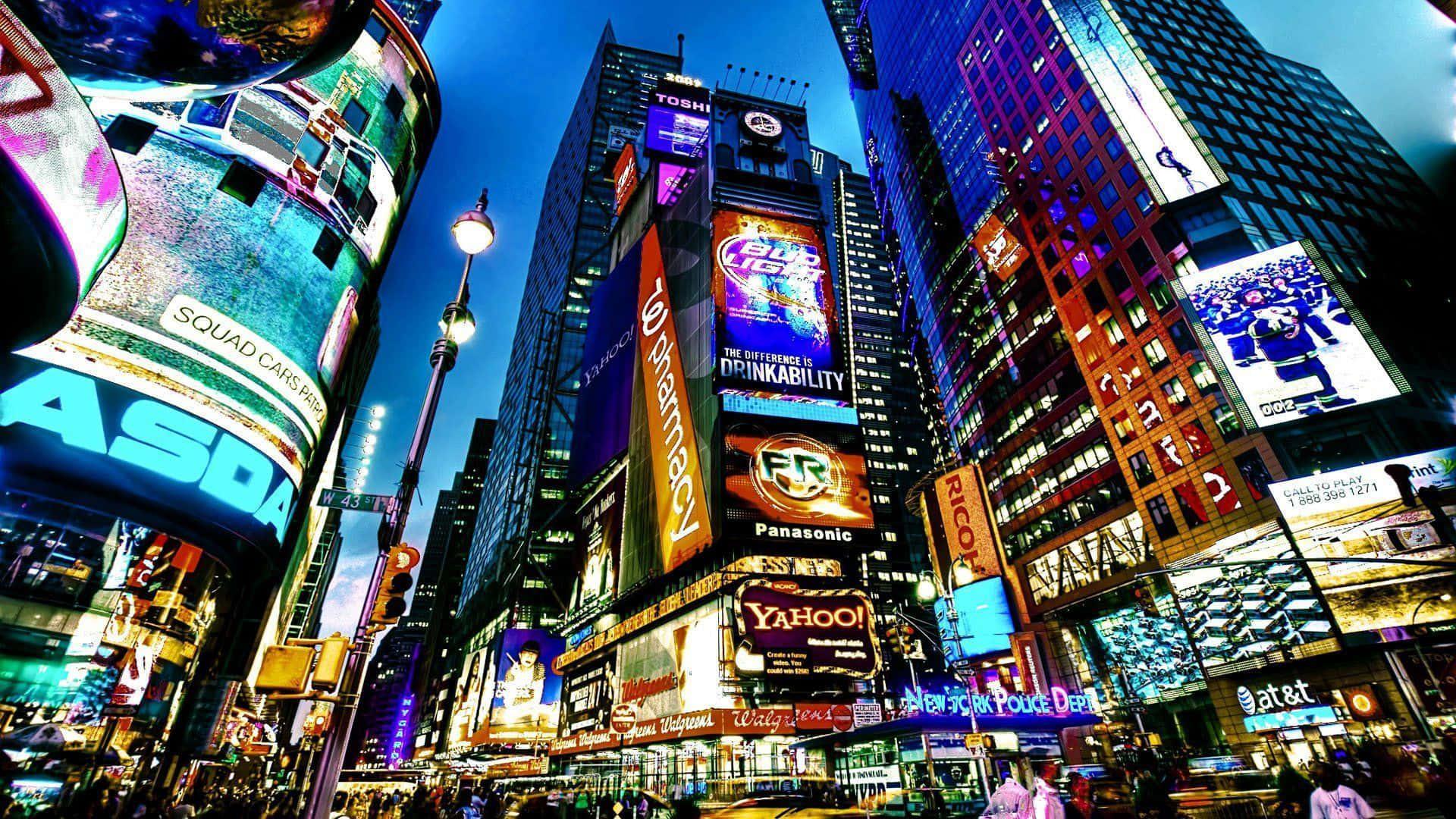 New York City background — 1920x1080 wallpaper