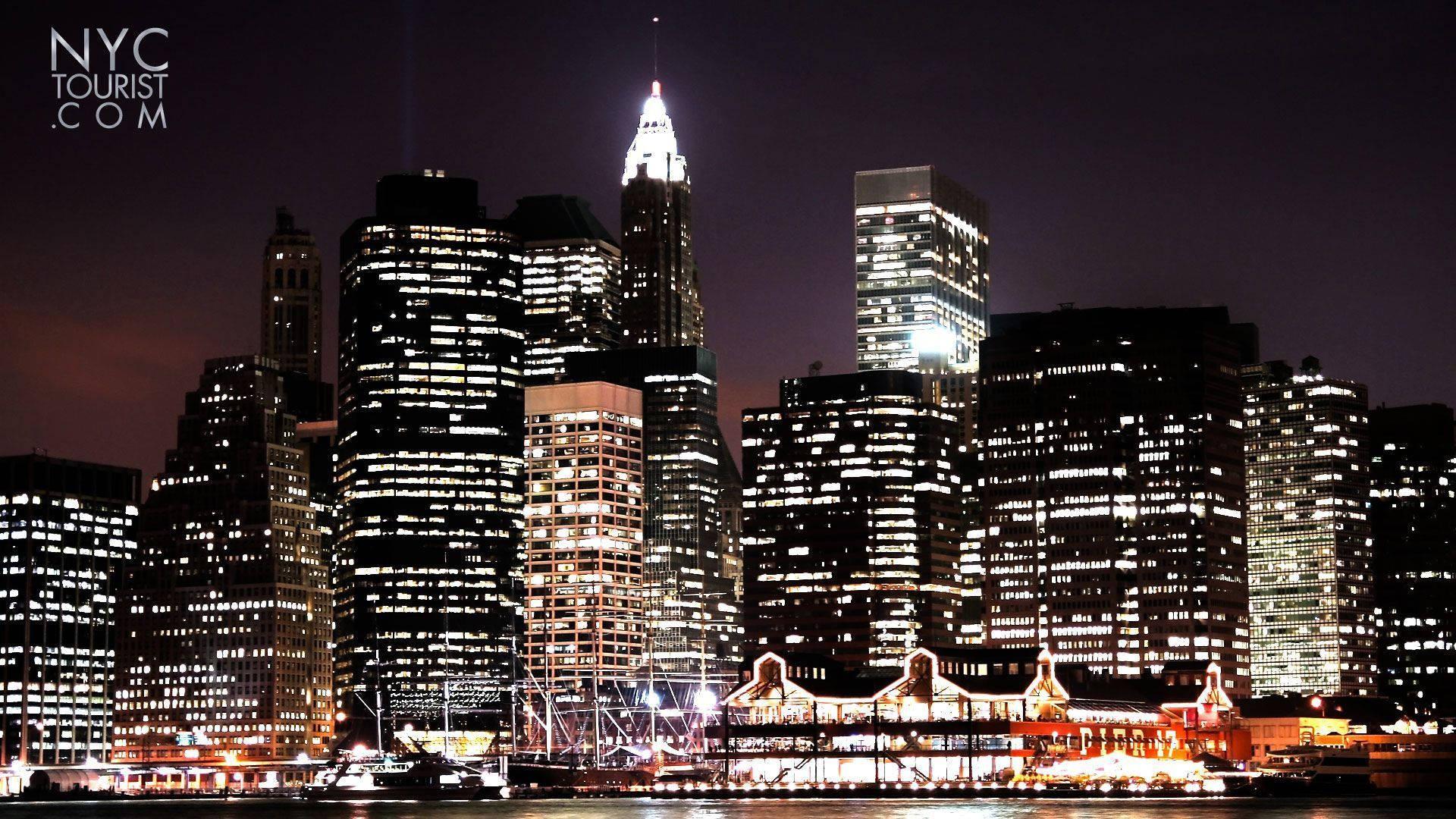 New York City Night Lights — 1920x1080 wallpaper