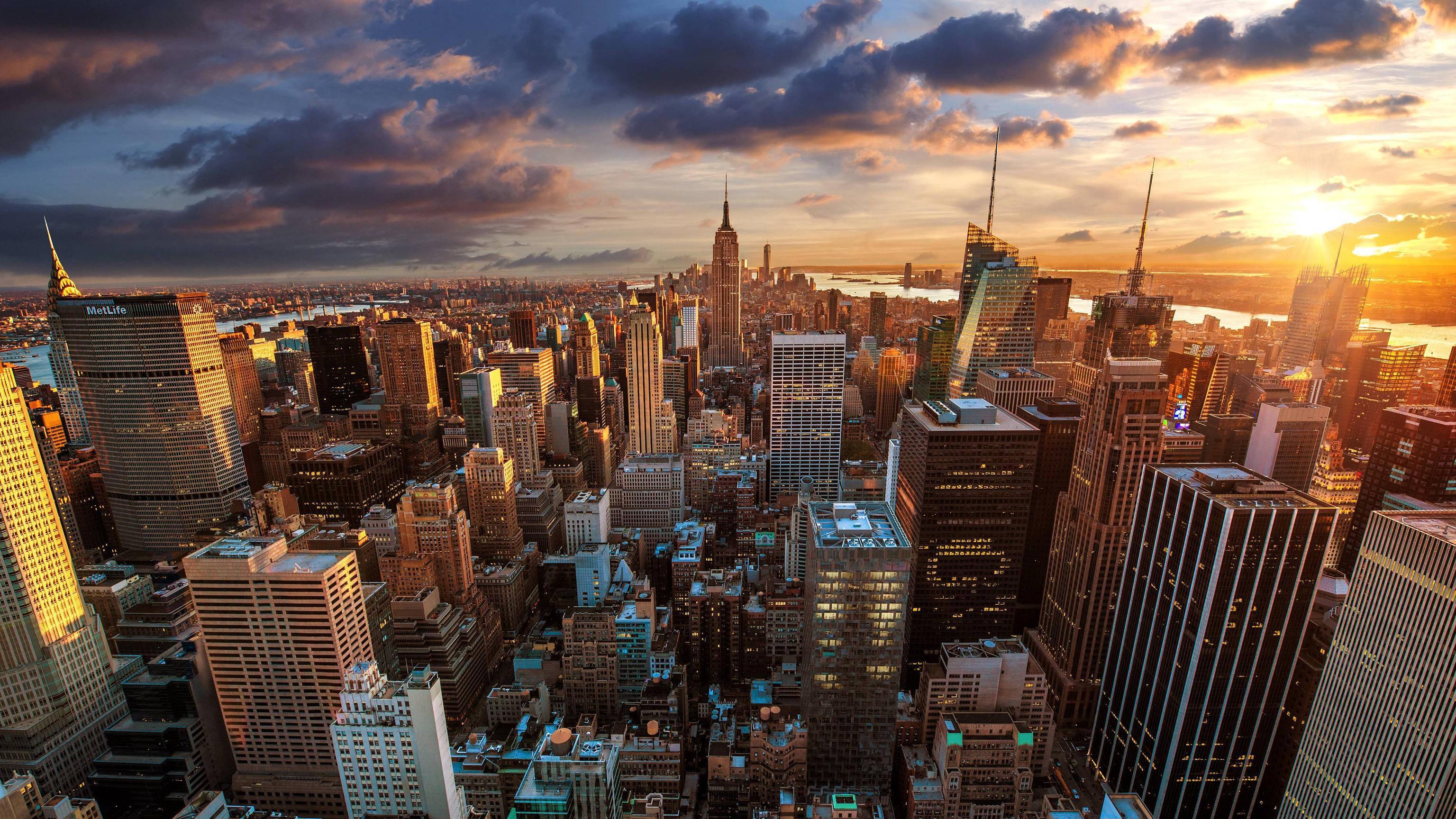 New York City Panorama View — 3072x1728 wallpaper