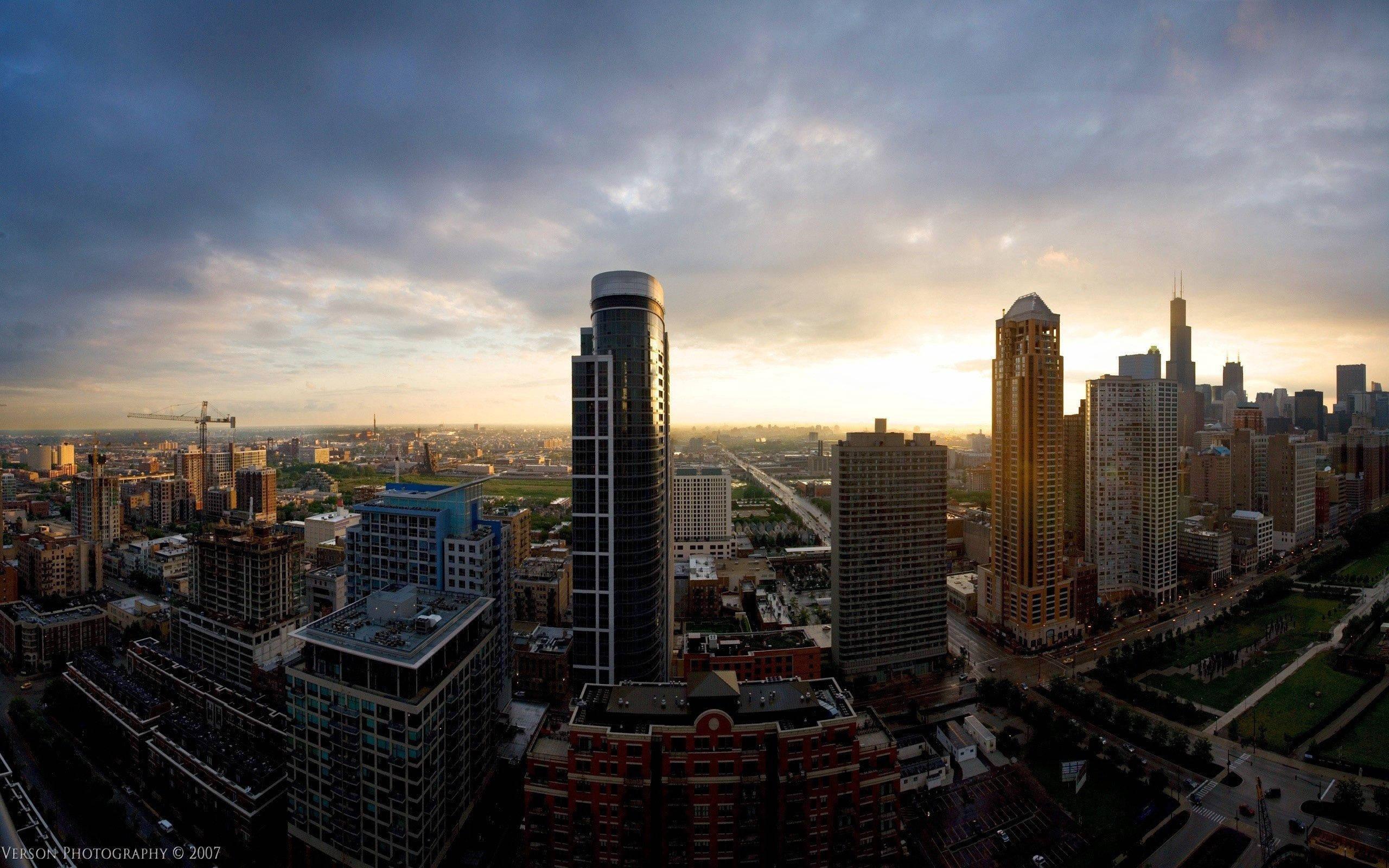 New York City Road Fisheye — 2560x1600 wallpaper