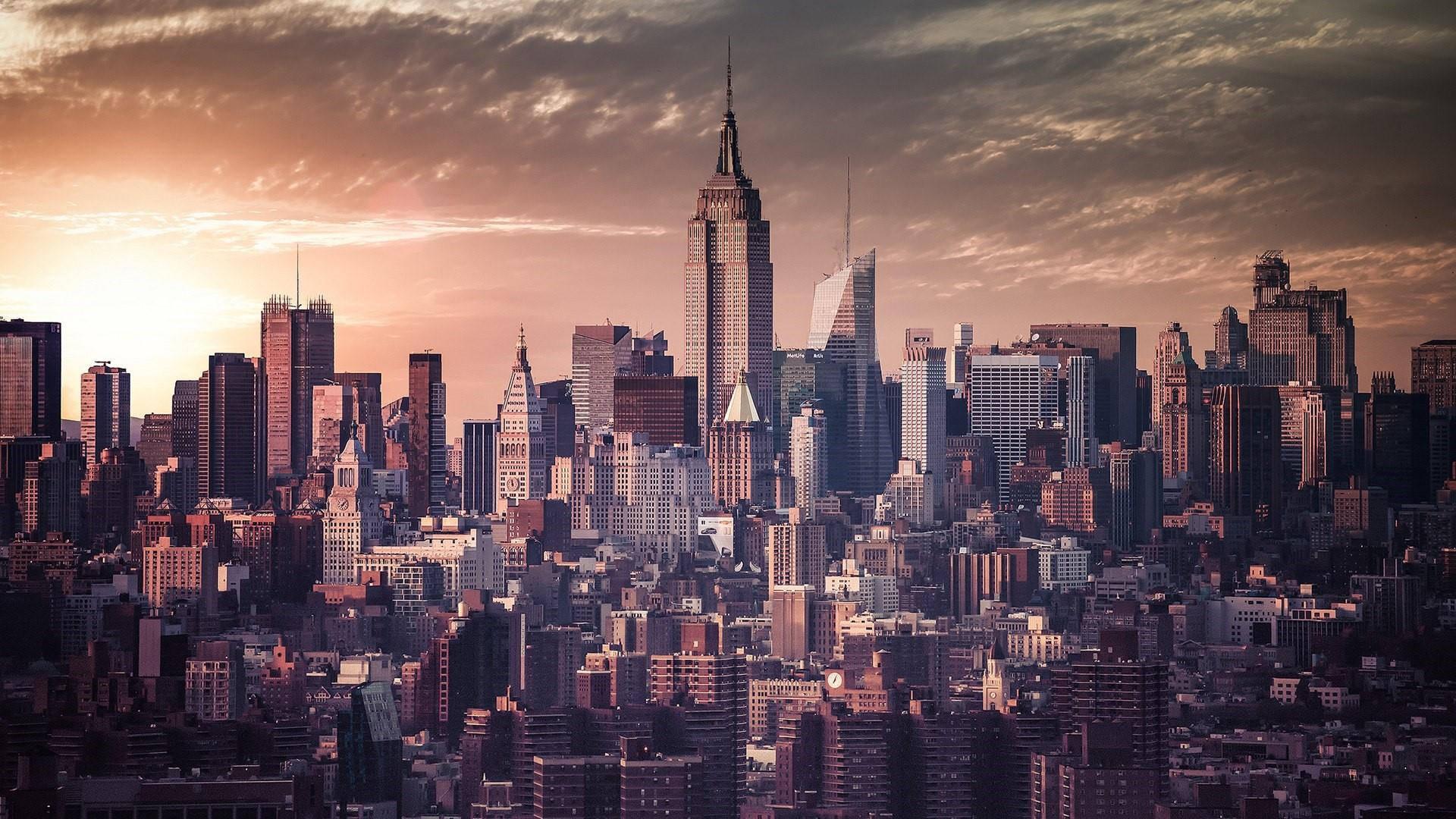New York City Skyline Vintage — 1920x1080 wallpaper