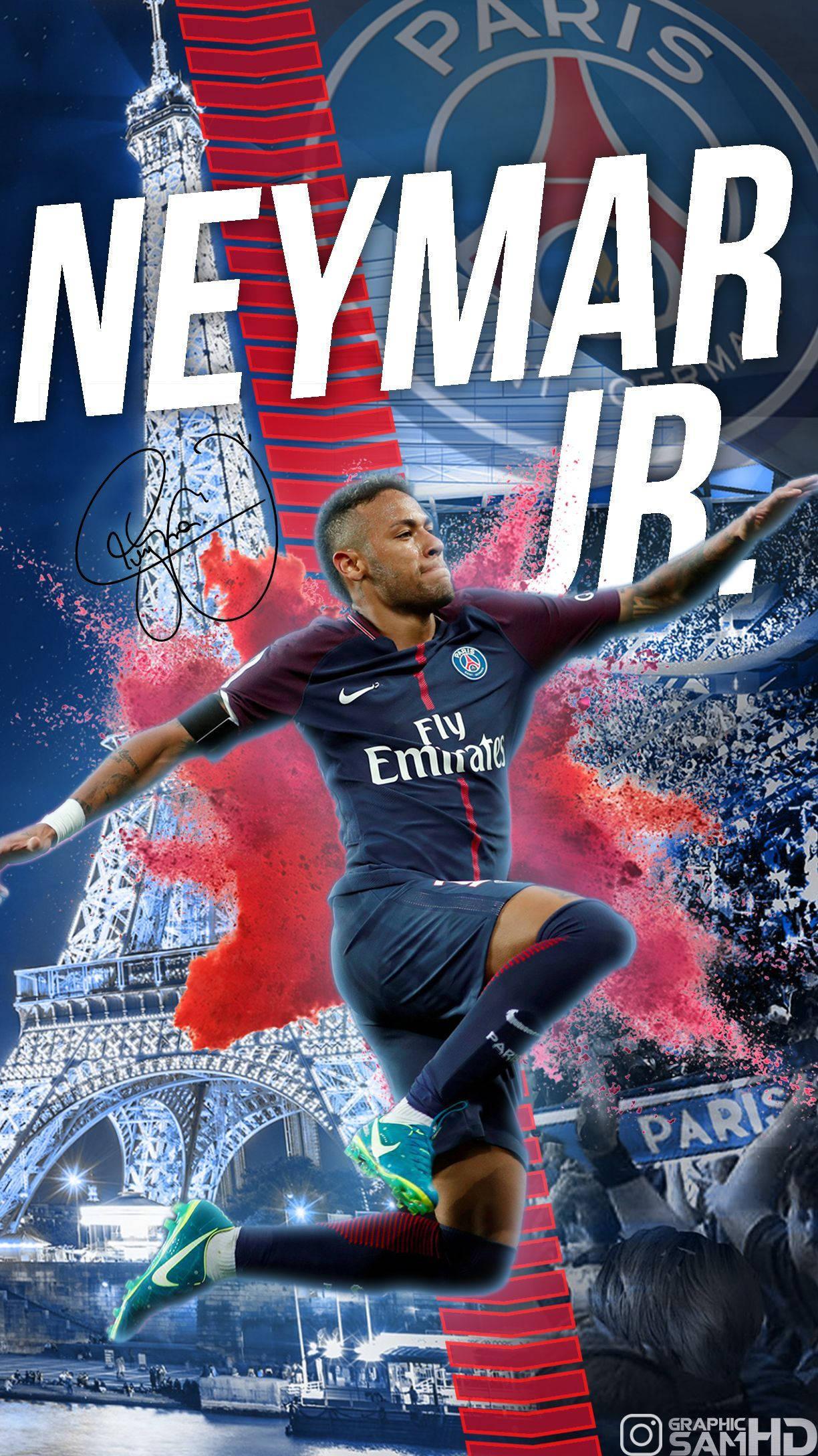 Neymar Captivating His Fans — 1224x2176 wallpaper
