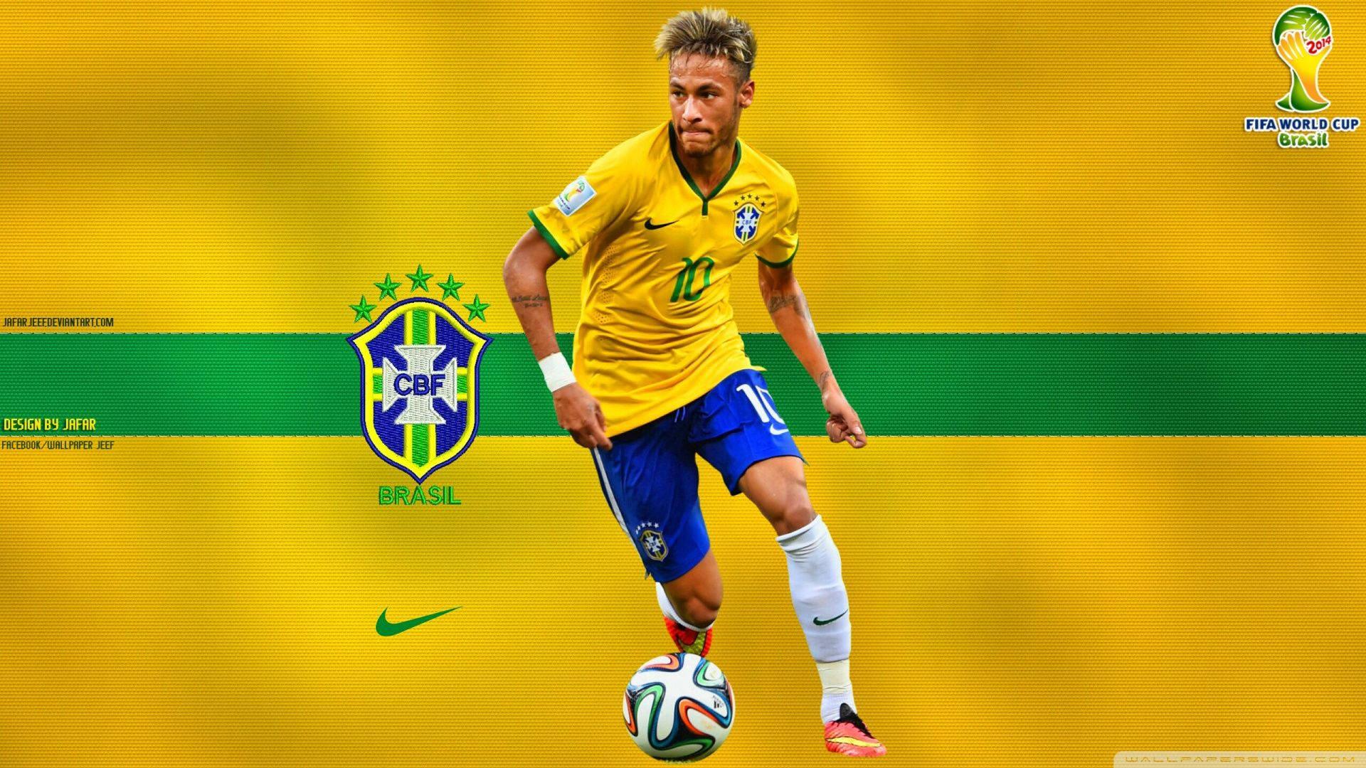 Neymar Jr for Brazil — 1920x1080 wallpaper