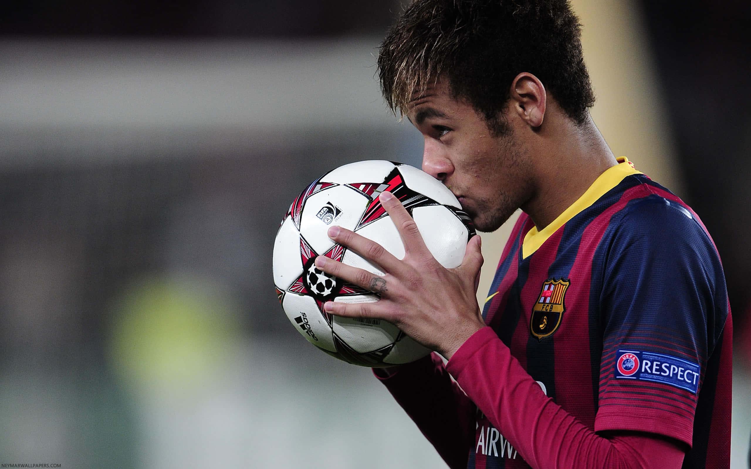Neymar Jr., the Brazilian forward of FC Barcelona — 2560x1600 wallpaper