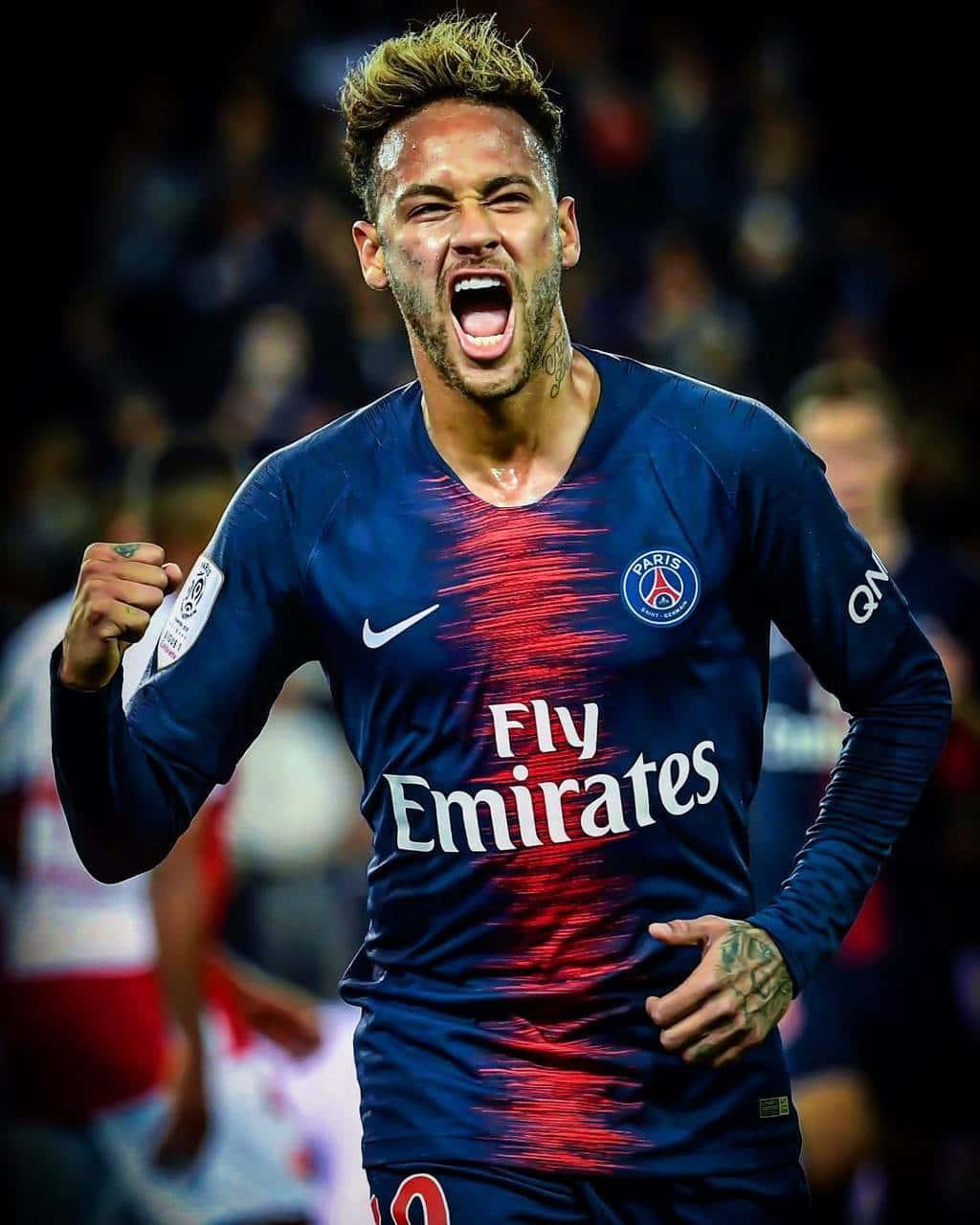 Neymar showing off his skills — 1024x1280 wallpaper