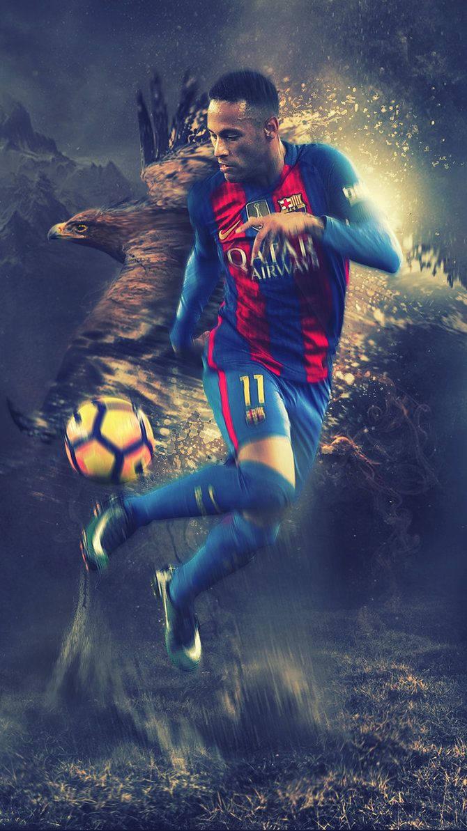 Neymar's Agility On Display — 670x1193 wallpaper