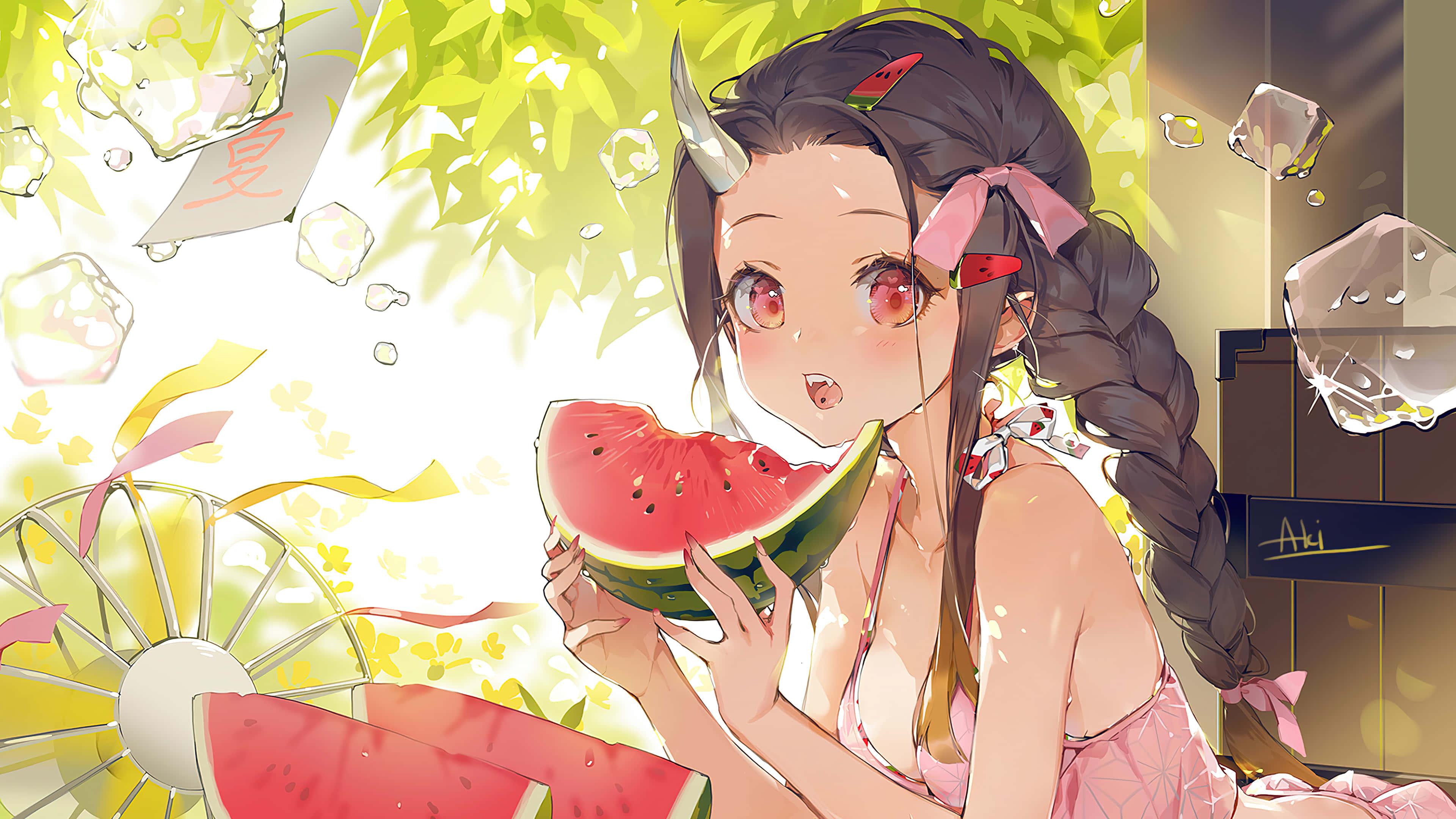 Nezuko Kamado, Demon Slayer — 3840x2160 wallpaper