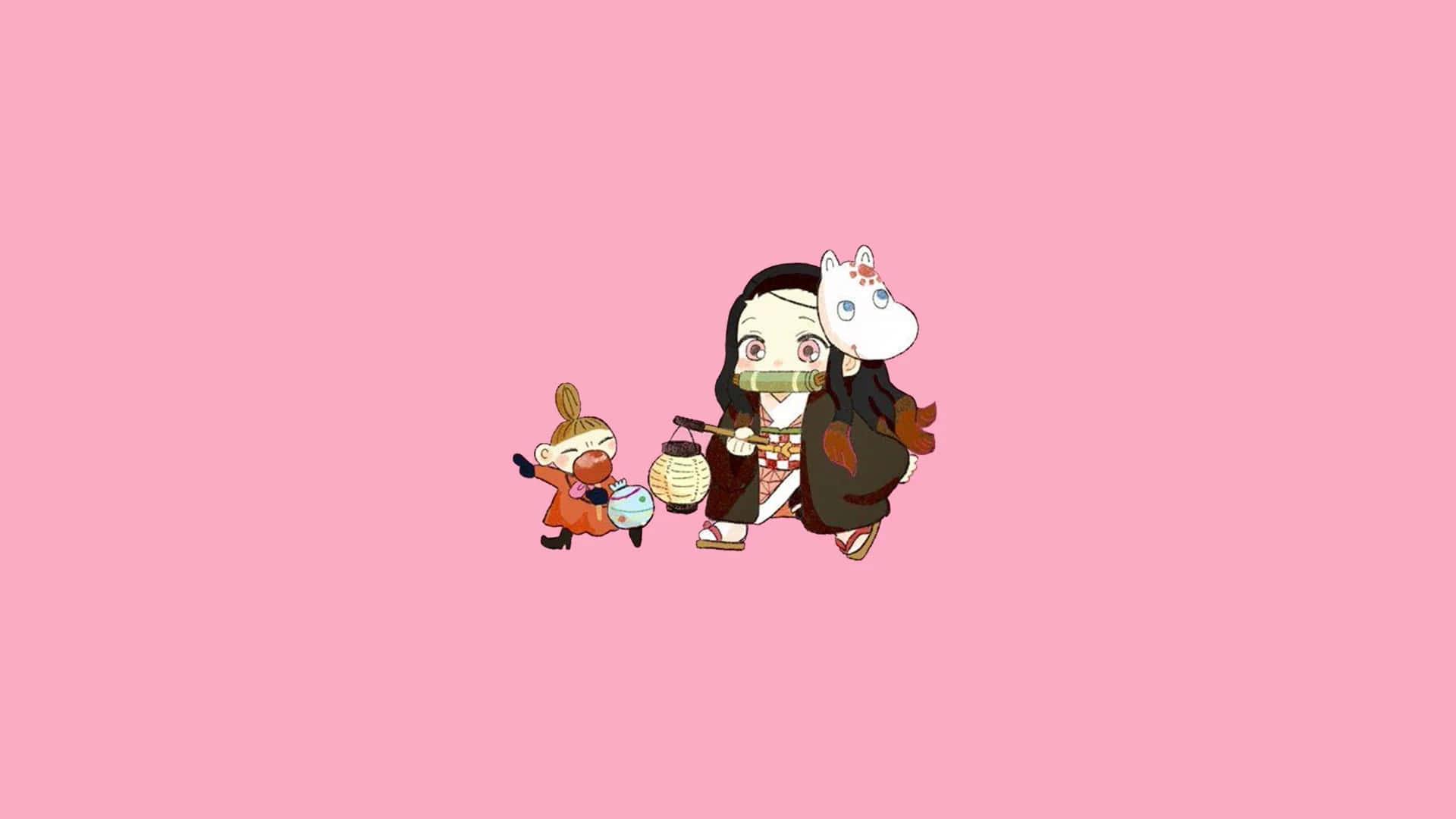 Nezuko Kamado Determined to Defeat Her Enemies — 1920x1080 wallpaper