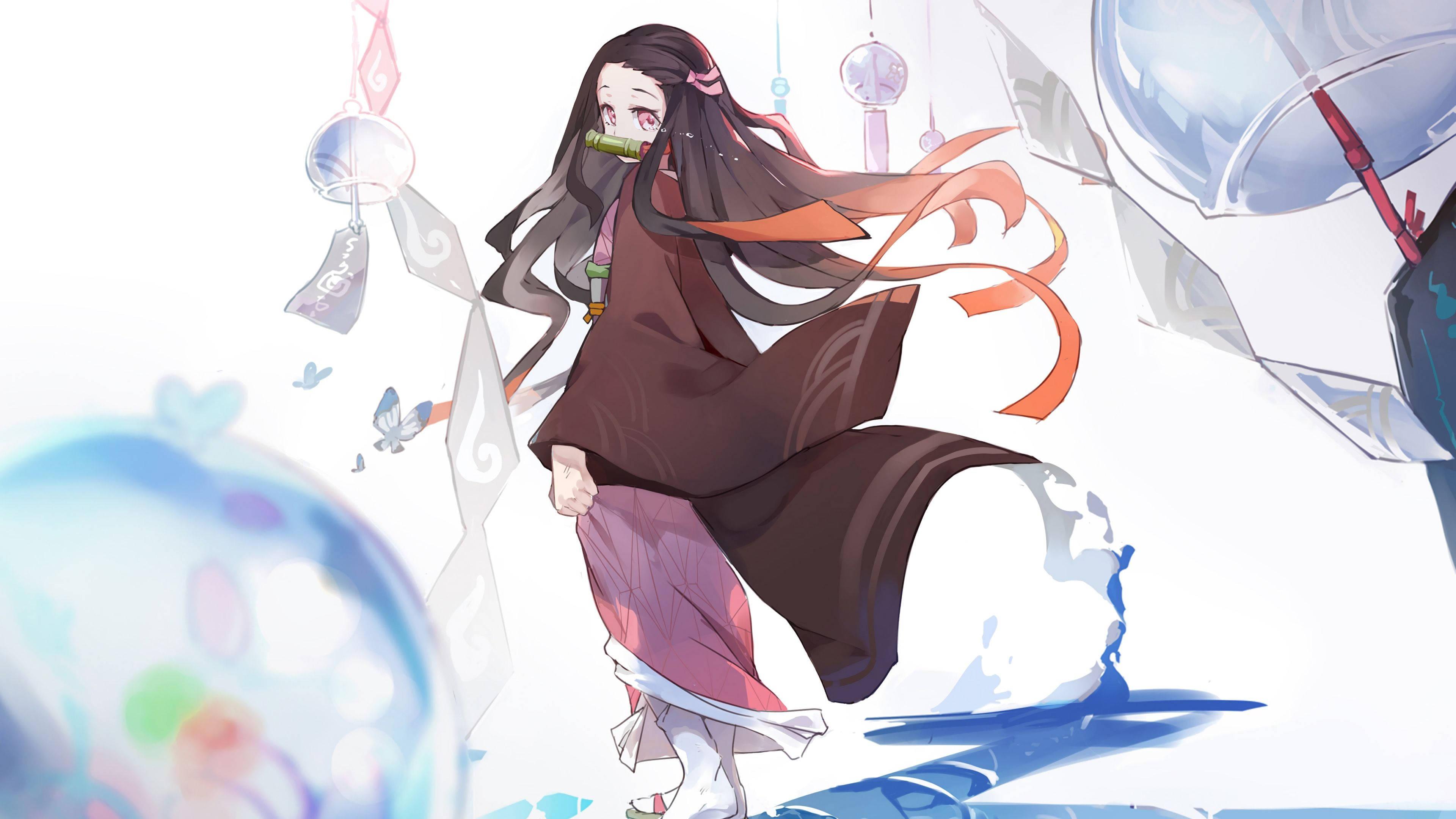 Nezuko Kamado, the graceful demon — 3840x2160 wallpaper