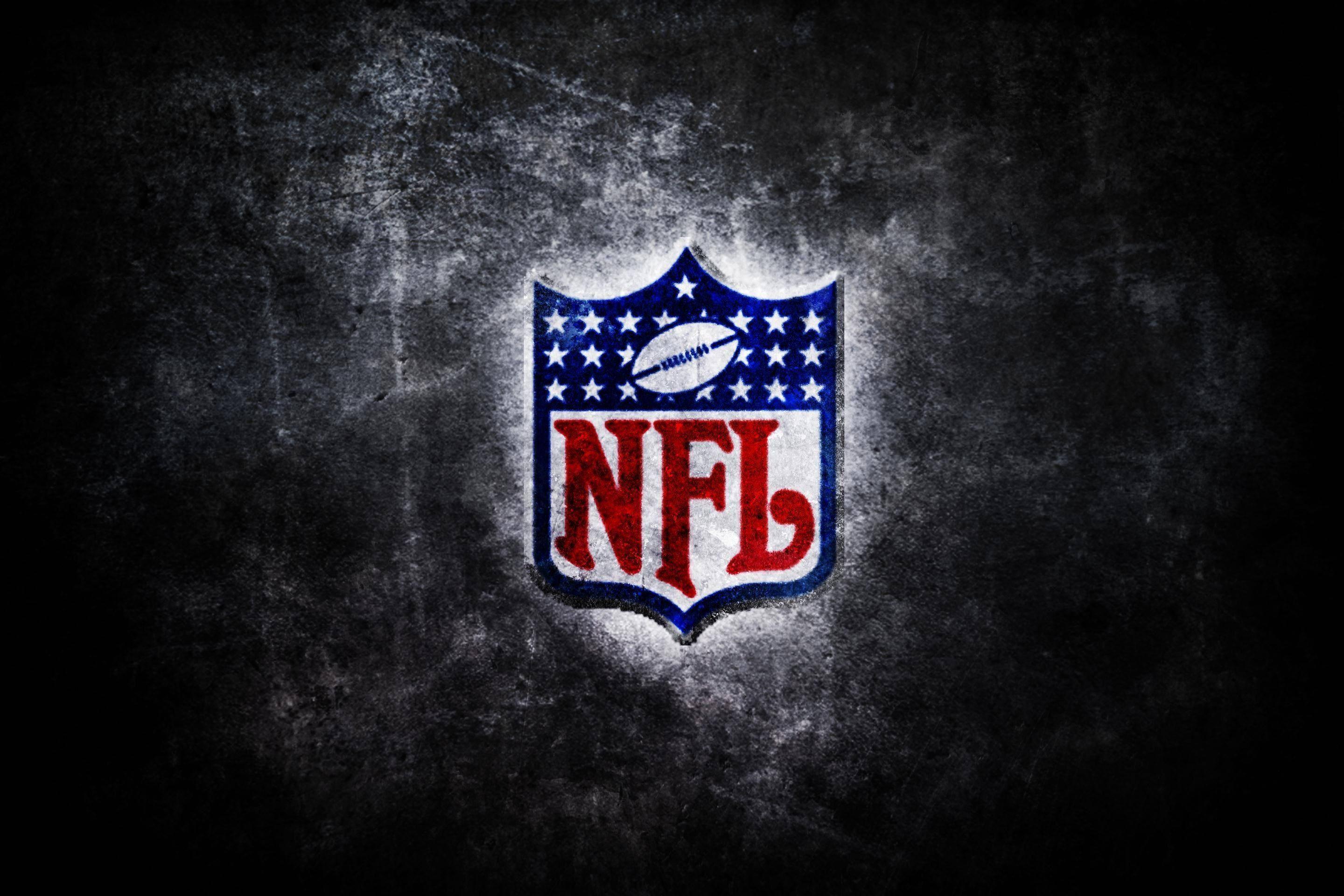 NFL Logo On Dark Concrete — 2880x1920 wallpaper