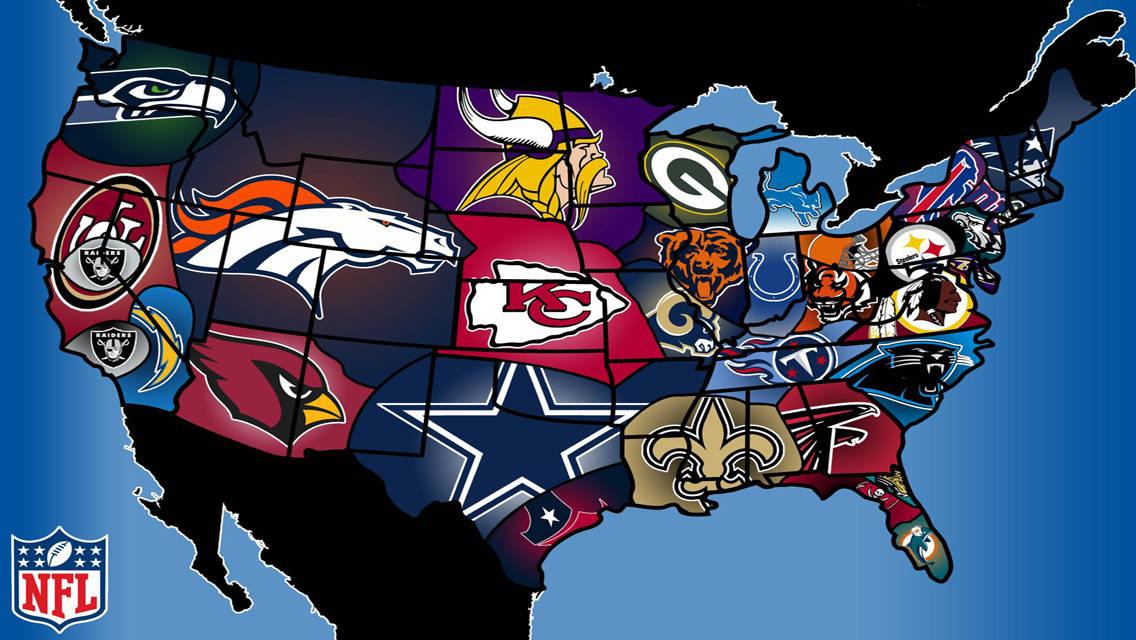 NFL State Logos — 1136x640 wallpaper