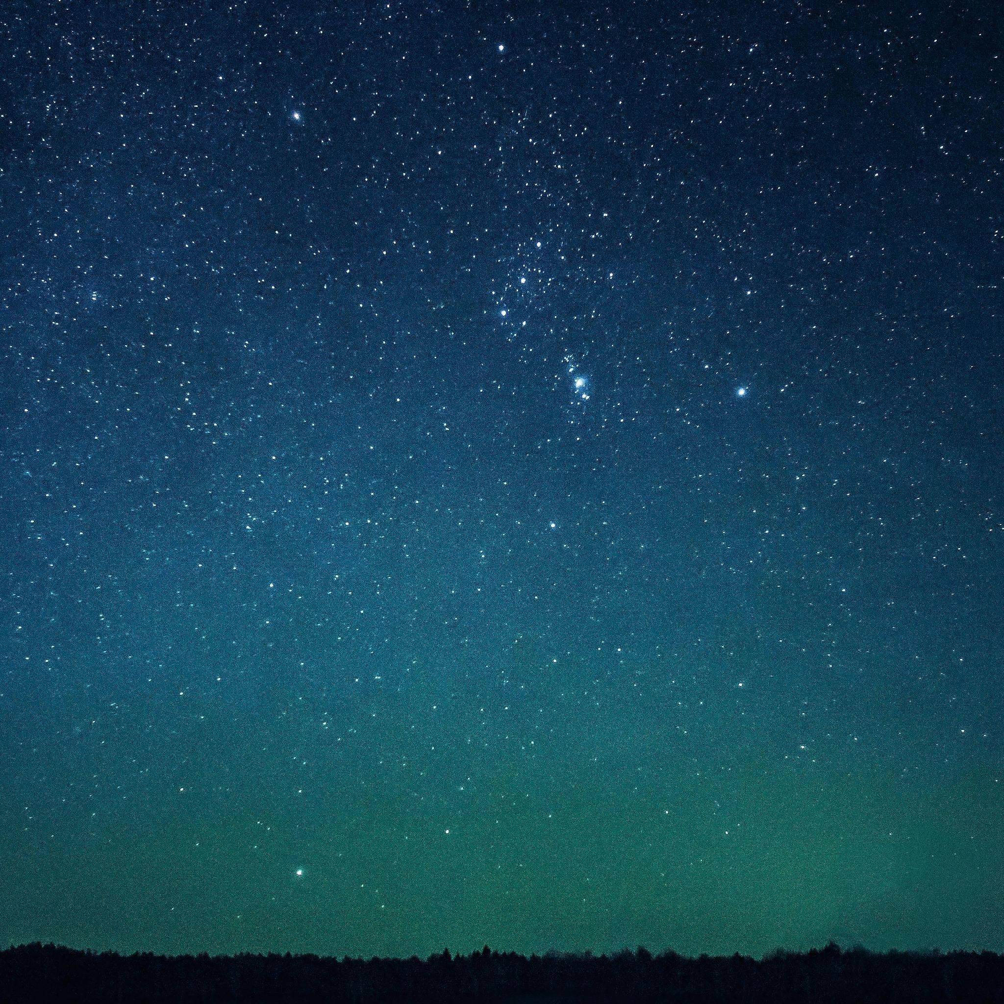 Night Sky Stars iPad — 2048x2048 wallpaper