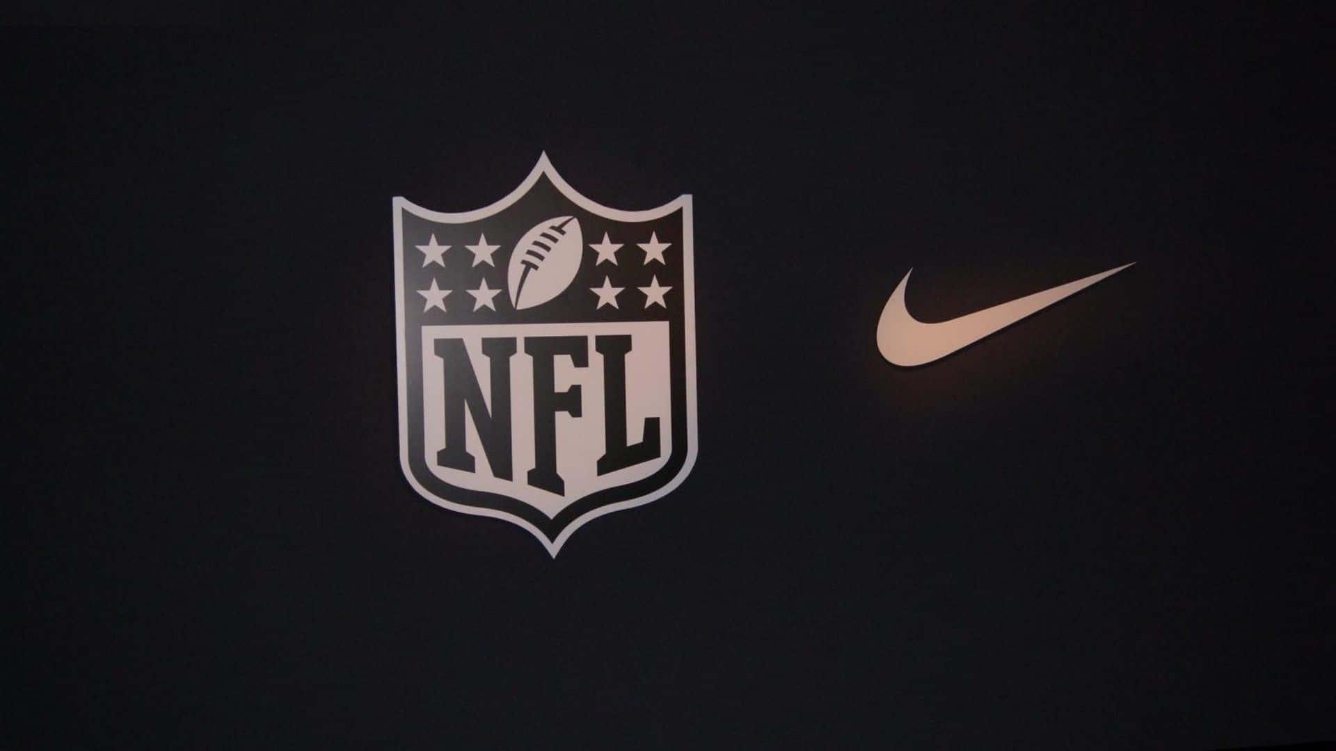 nike logos on a black background — 1920x1080 wallpaper