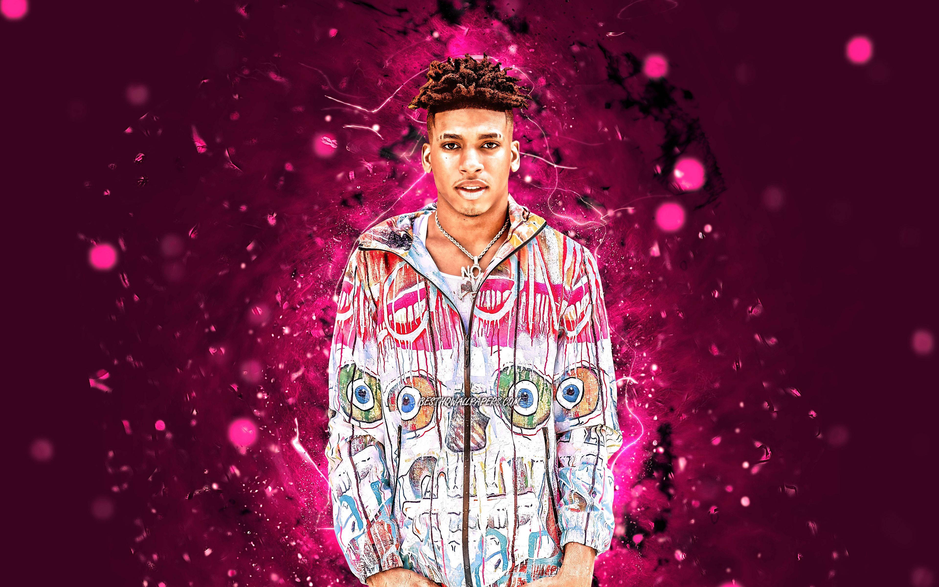 Nle Choppa bringing us something special with a pink aesthetic — 3840x2400 wallpaper