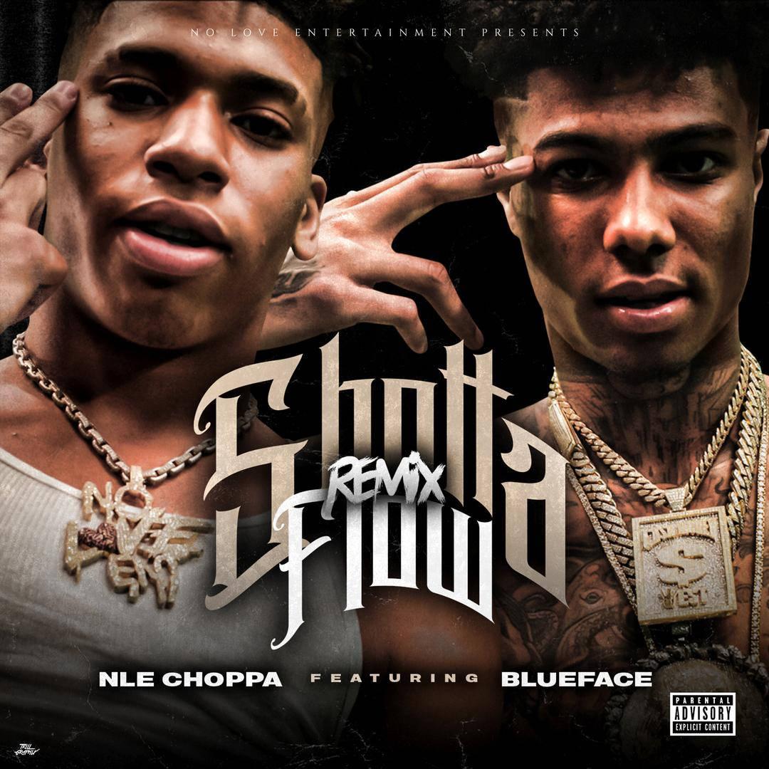 Nle Choppa in his natural element, spitting bars for the Shotta Flow Remix. — 1080x1080 wallpaper