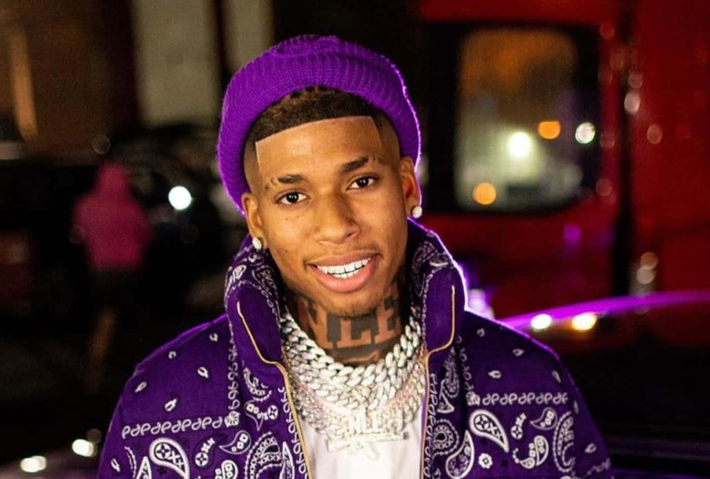 NLE Choppa in Vibrant Performance — 1400x944 wallpaper