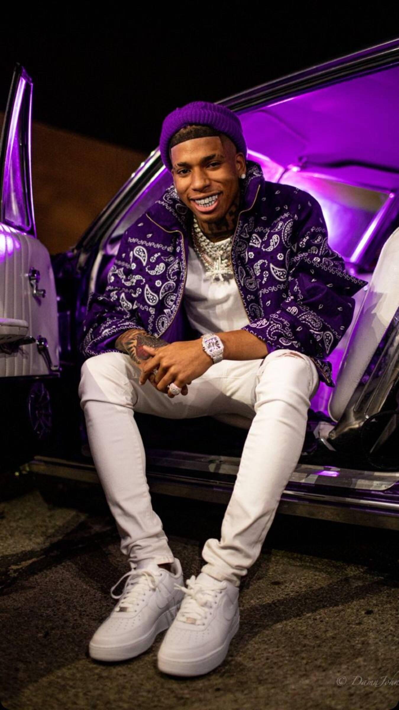 Nle Choppa on the stage doing what he does best, making great music. — 1349x2400 wallpaper