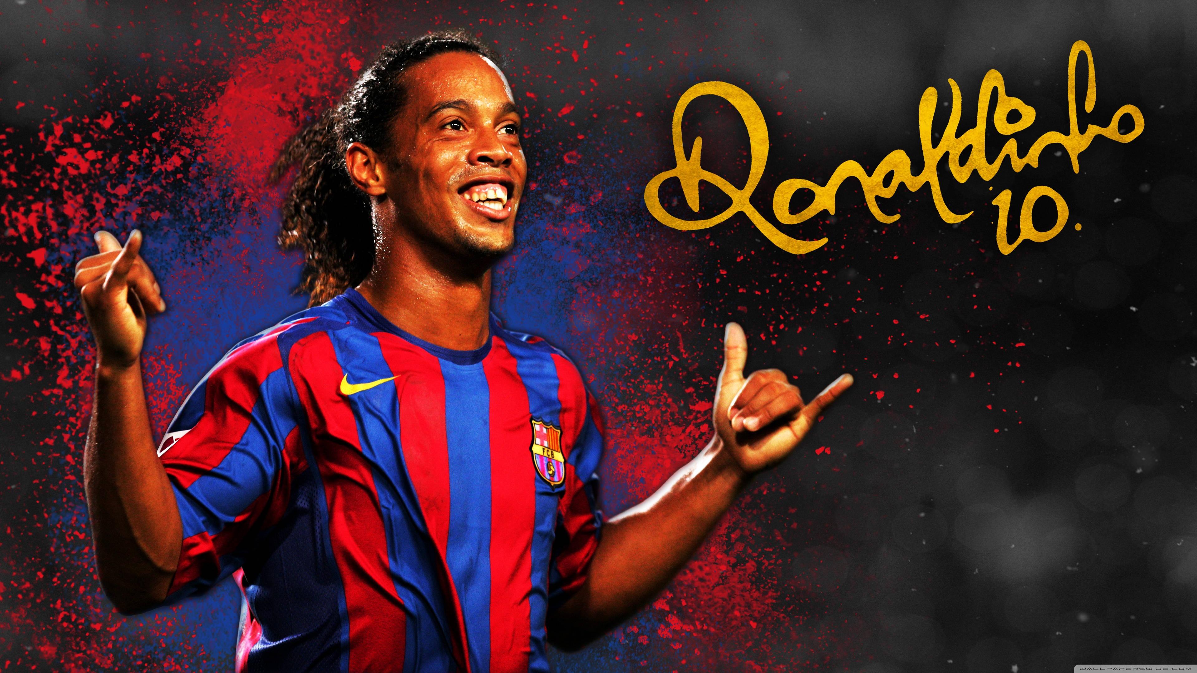 Number 10 Ronaldinho — 3840x2160 wallpaper