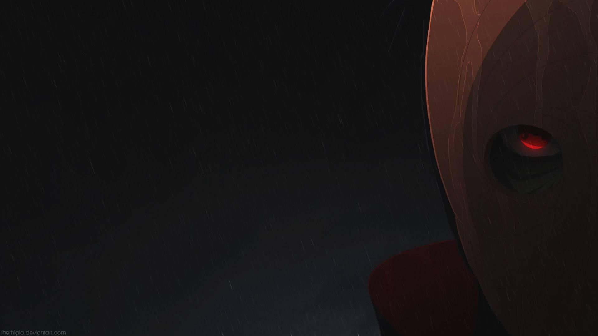 Obito brings darkness in a minimalist world.