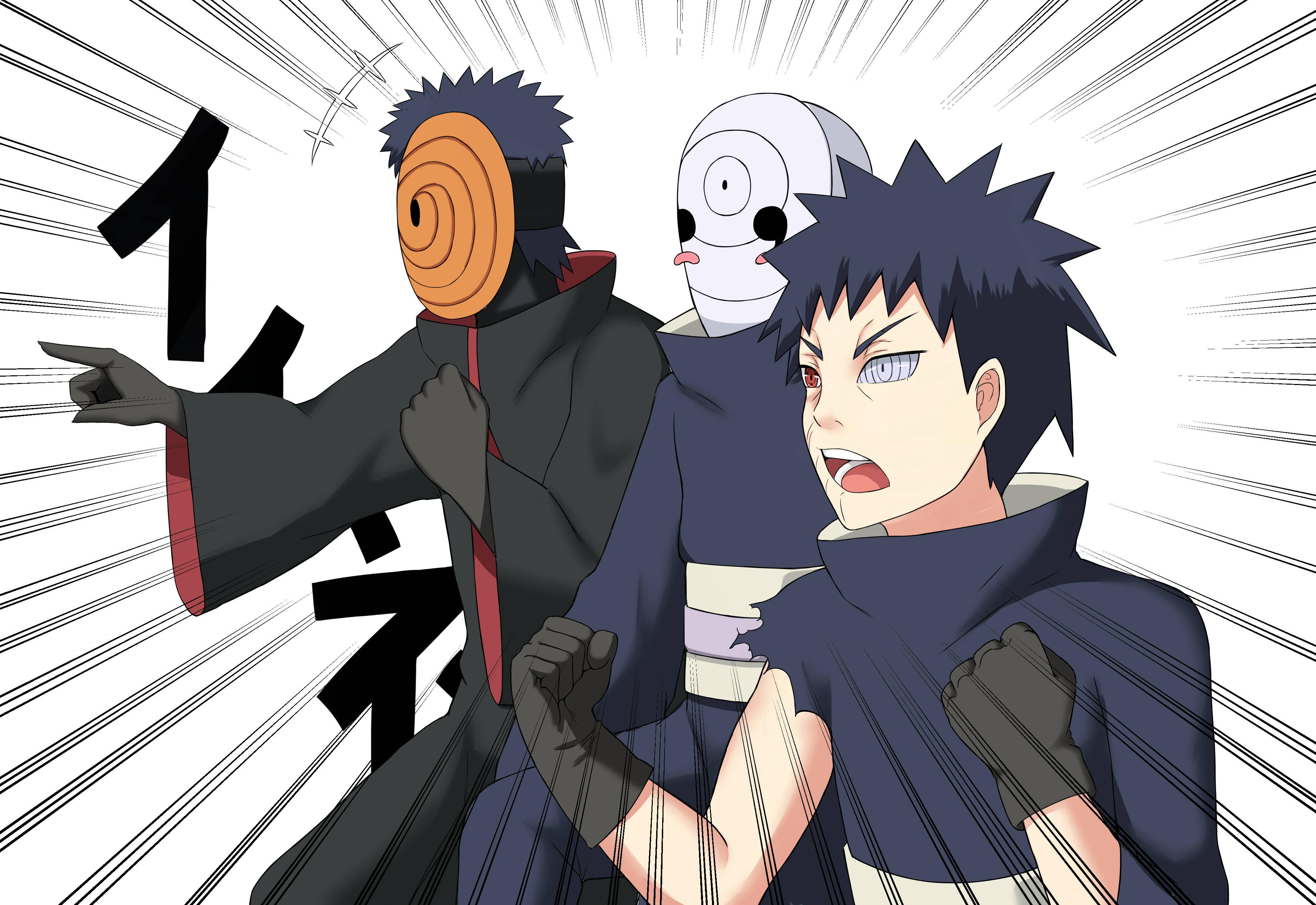 Obito Uchiha And Tobi — 3937x2708 wallpaper