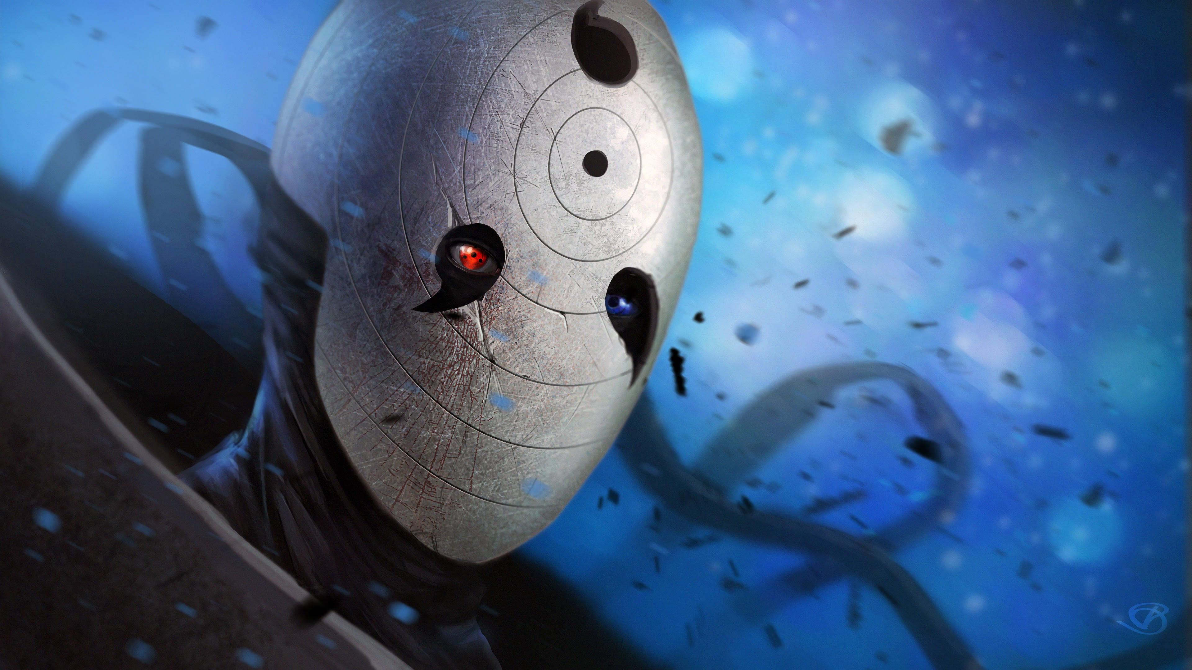 Obito Uchiha Blue — 3840x2160 wallpaper