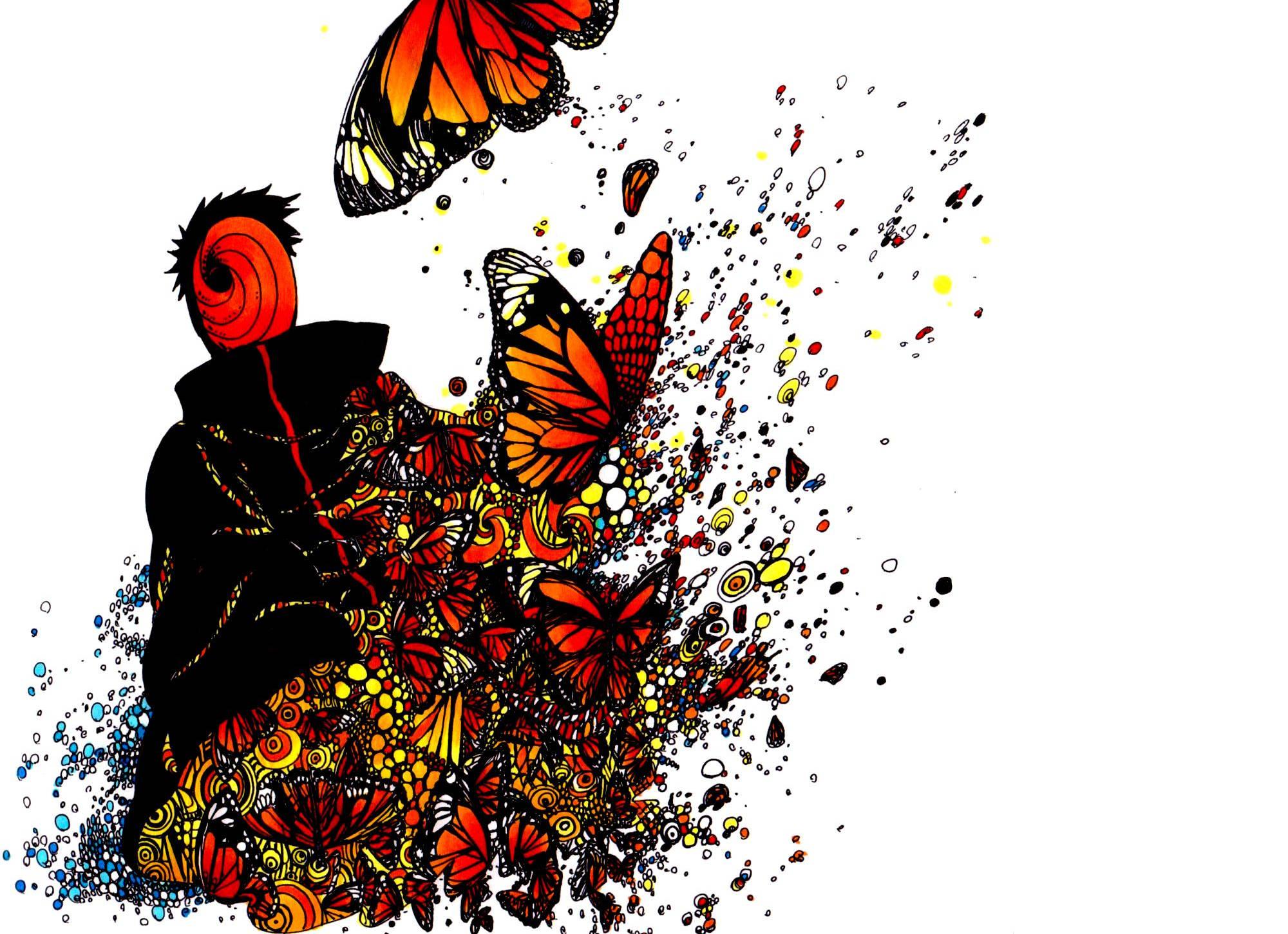 Obito Uchiha Butterfly — 2000x1452 wallpaper