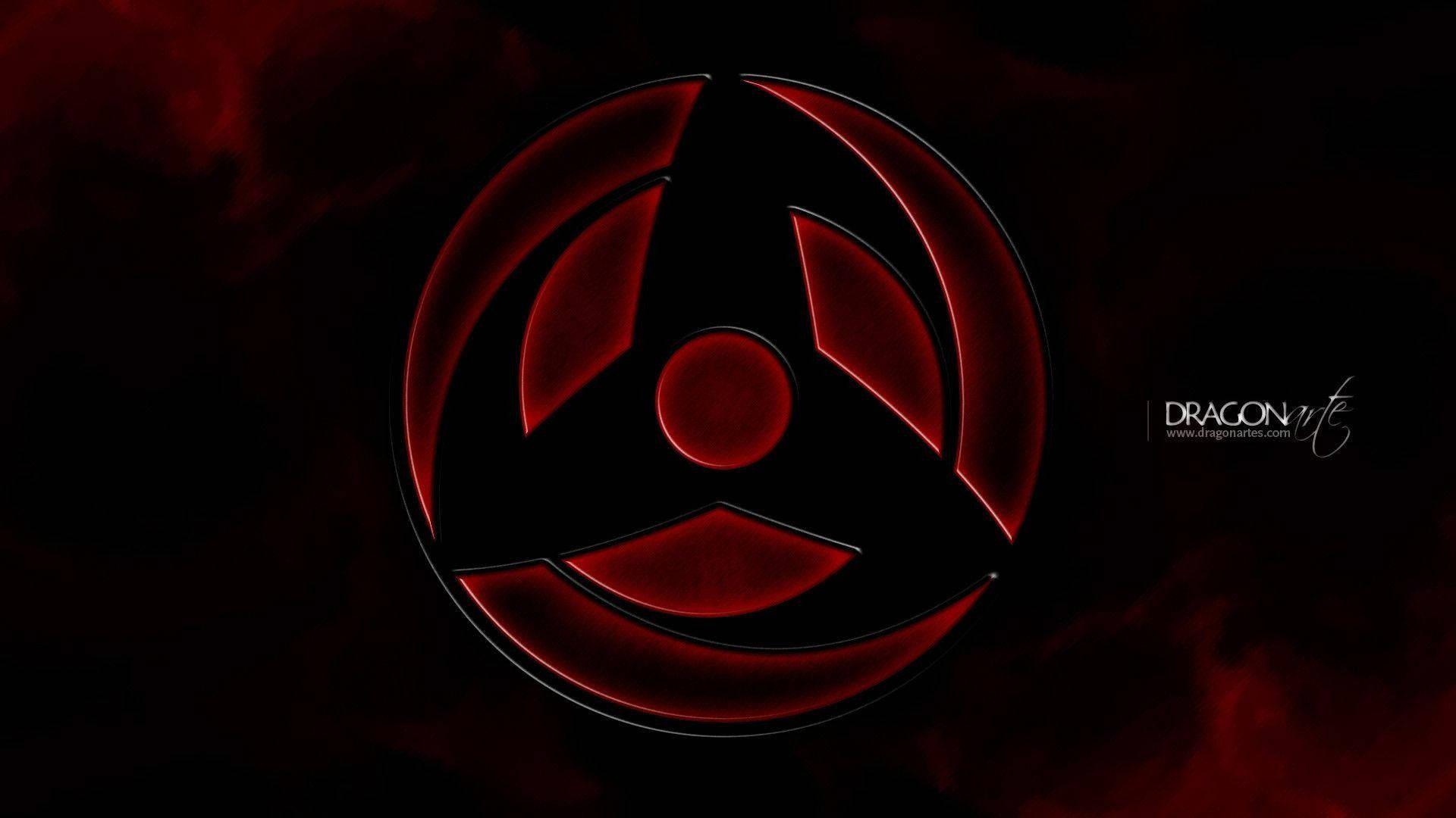 Obito's Mangekyou Sharingan Logo — 1920x1080 wallpaper