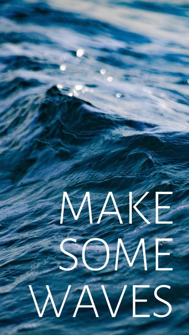 Ocean Themed Motivational Quotes iPhone — 736x1308 wallpaper