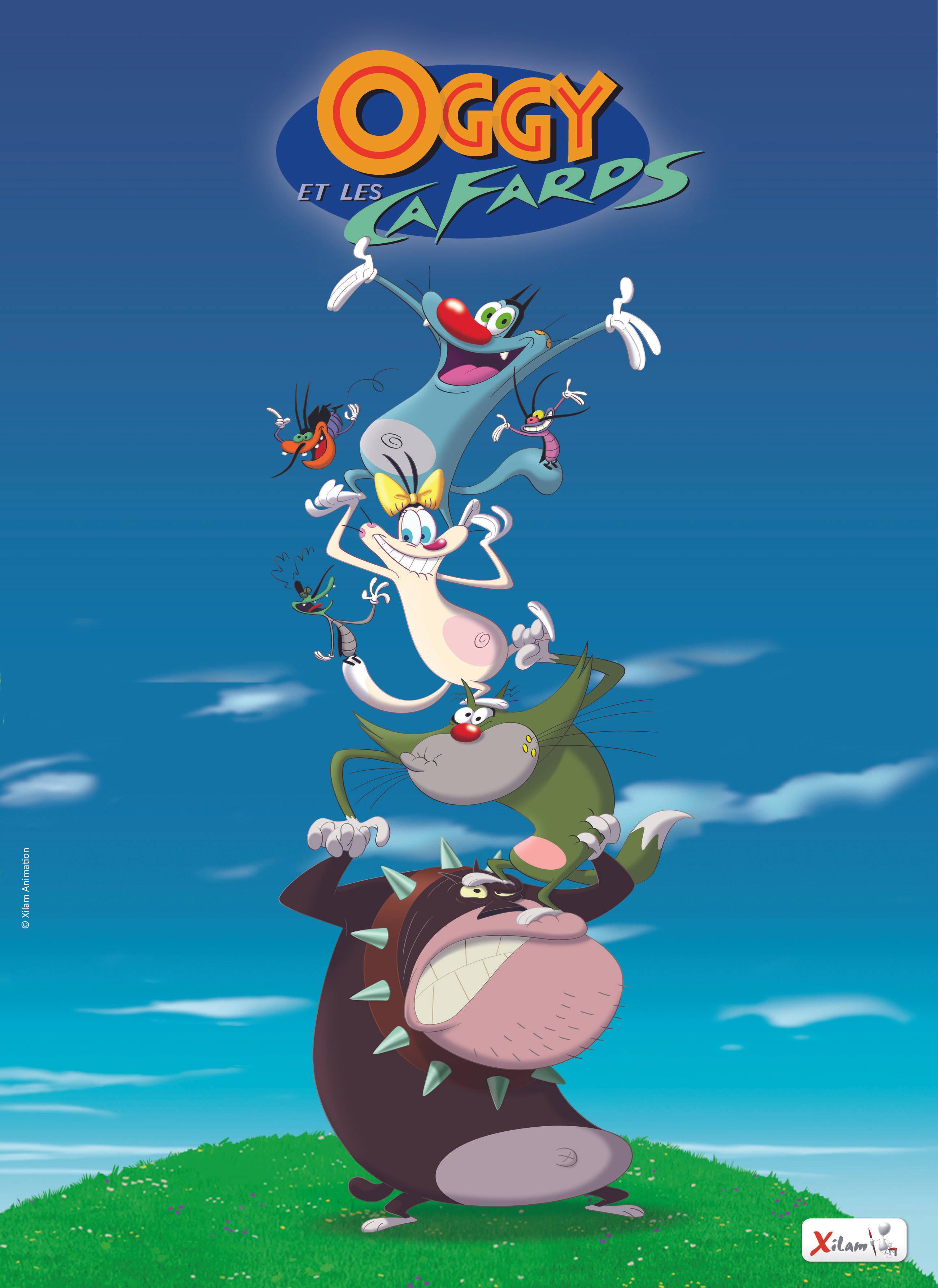 Oggy And The Cockroaches French Poster — 2598x3568 wallpaper