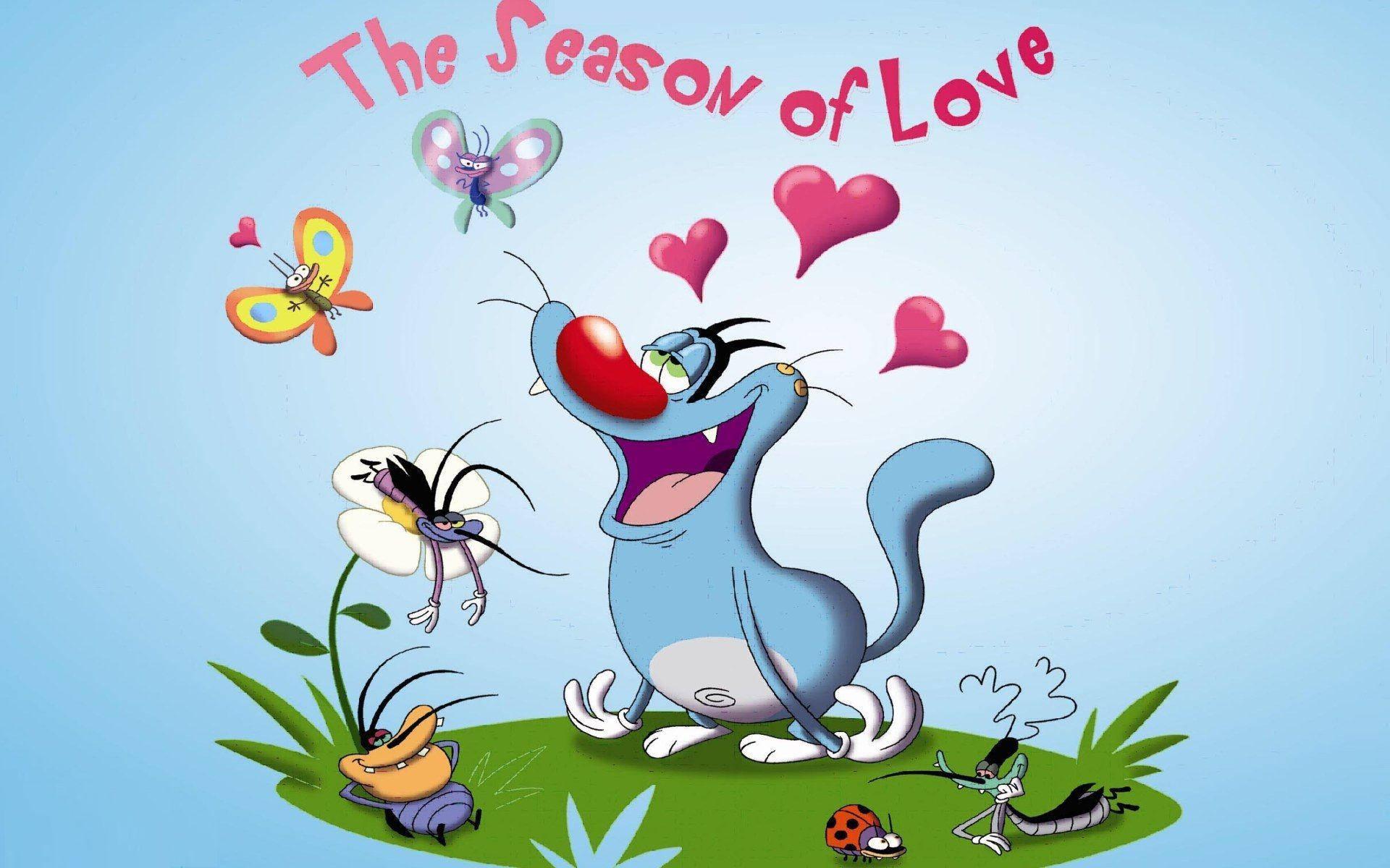 Oggy And The Cockroaches Season Of Love — 1920x1200 wallpaper
