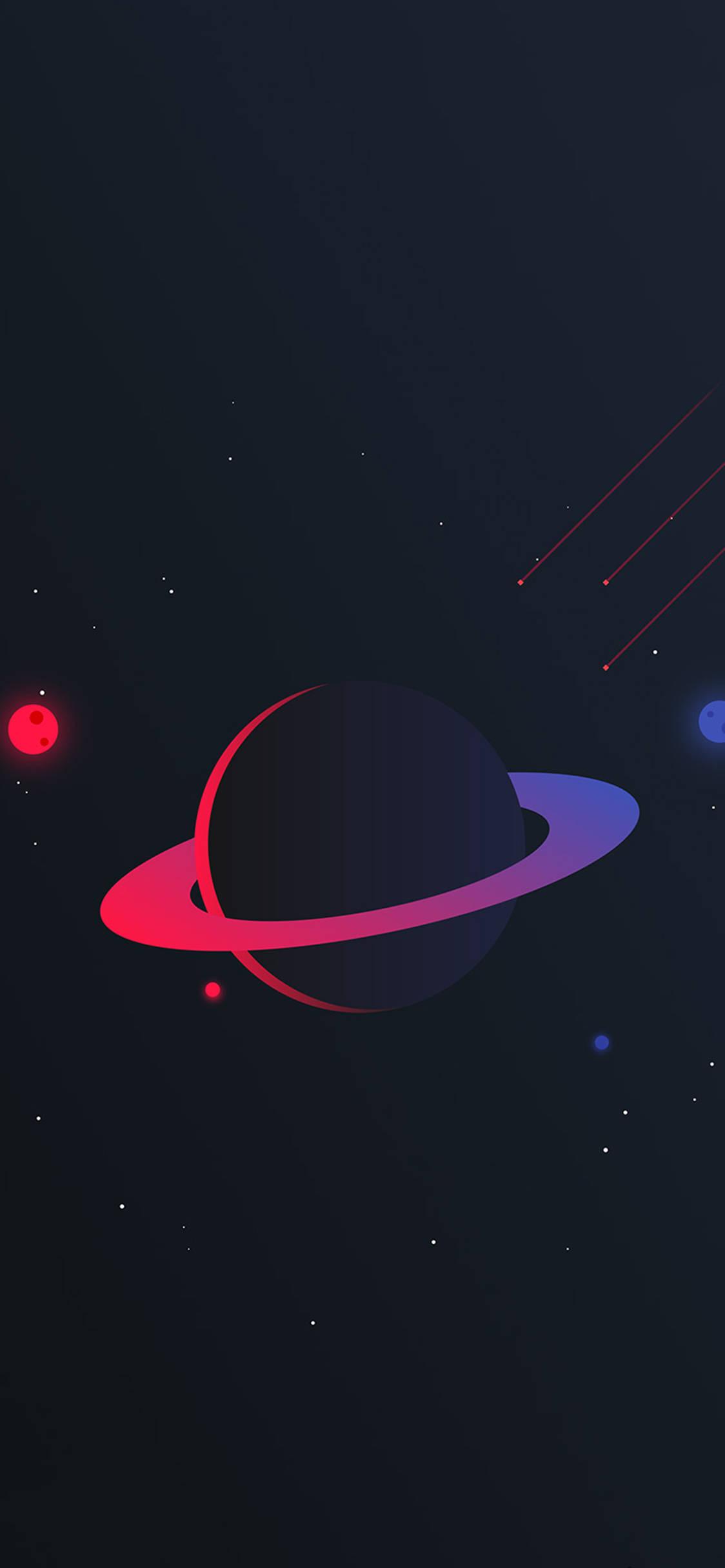 Oled Pink Planet — 1124x2432 wallpaper