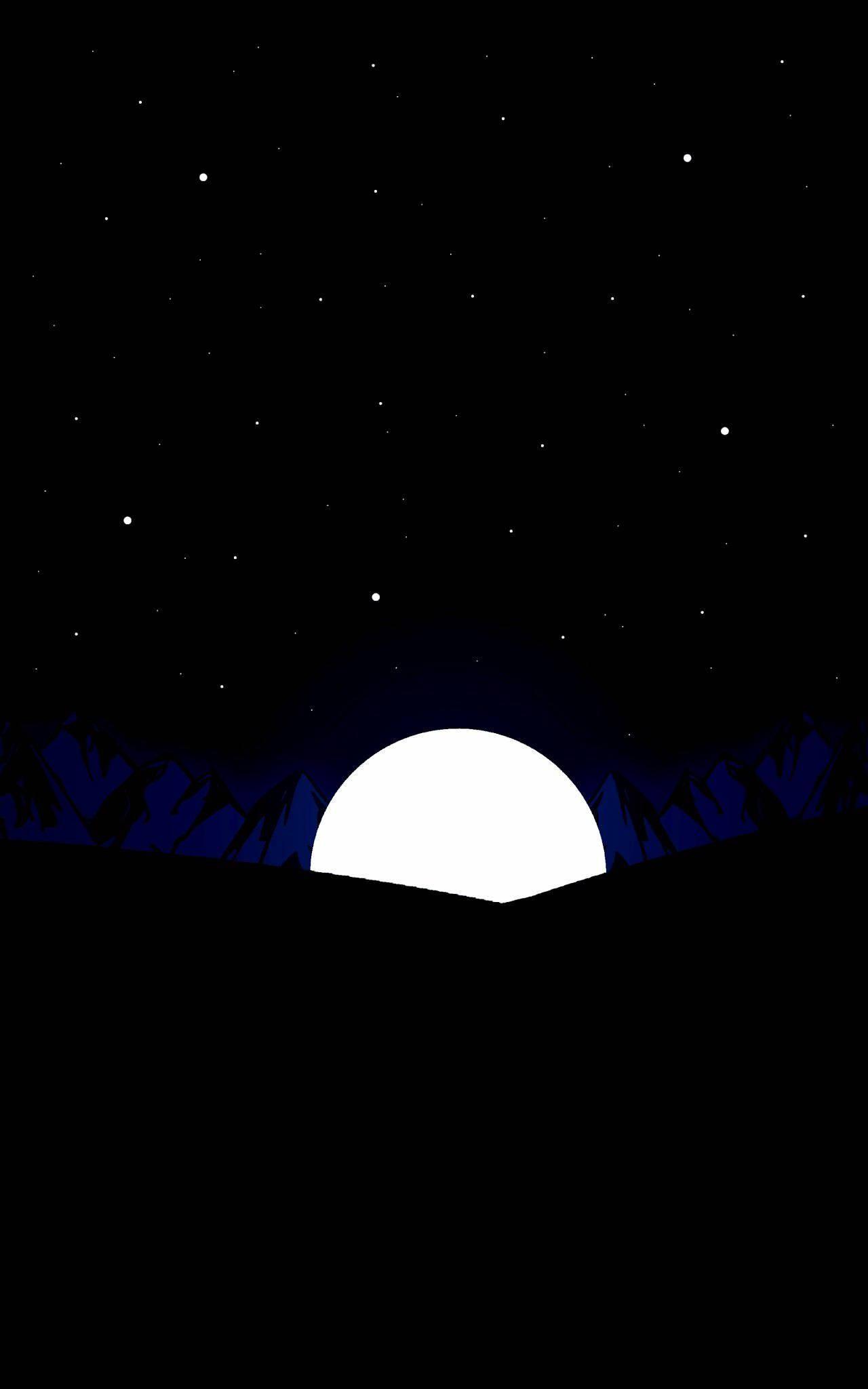 Oled Waning Moon — 1280x2048 wallpaper
