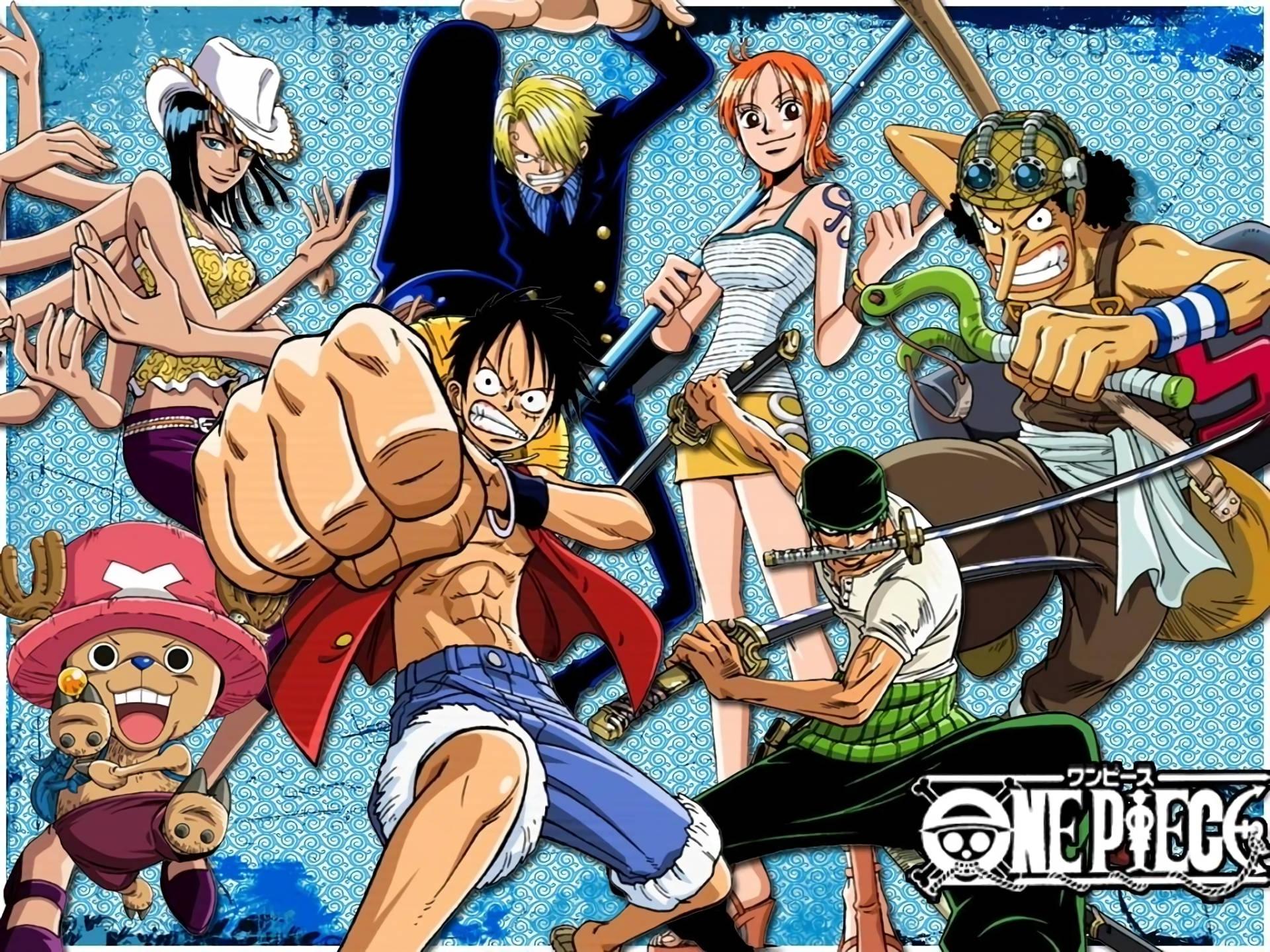 One Piece Desktop Fight Pose — 1920x1440 wallpaper