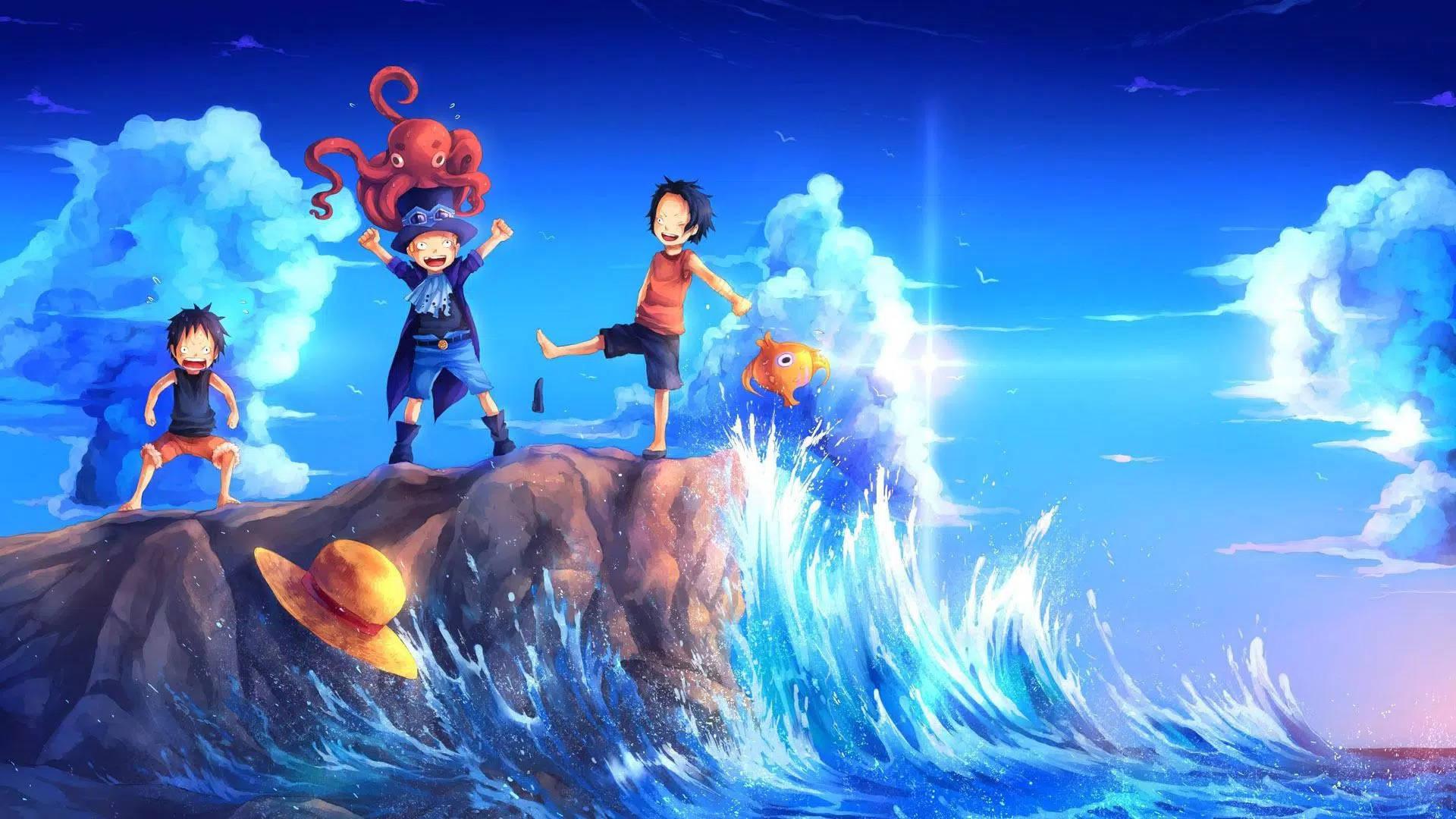 One Piece Desktop Trio Kids — 1920x1080 wallpaper