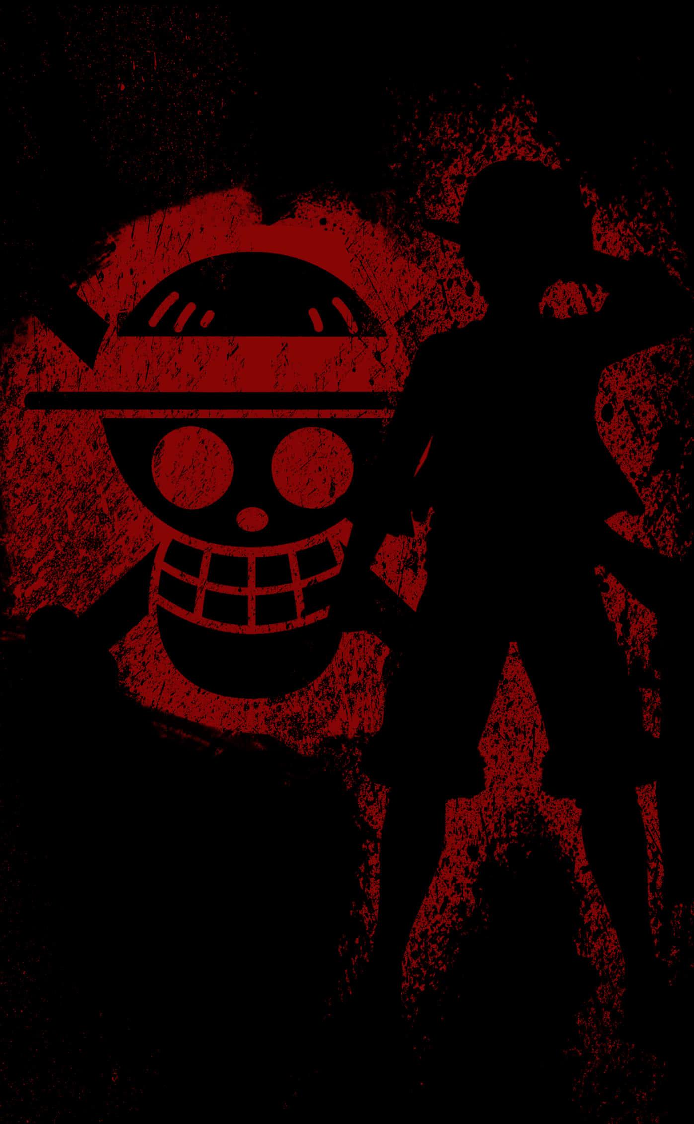 One Piece Flag Luffy Phone — 1397x2262 wallpaper