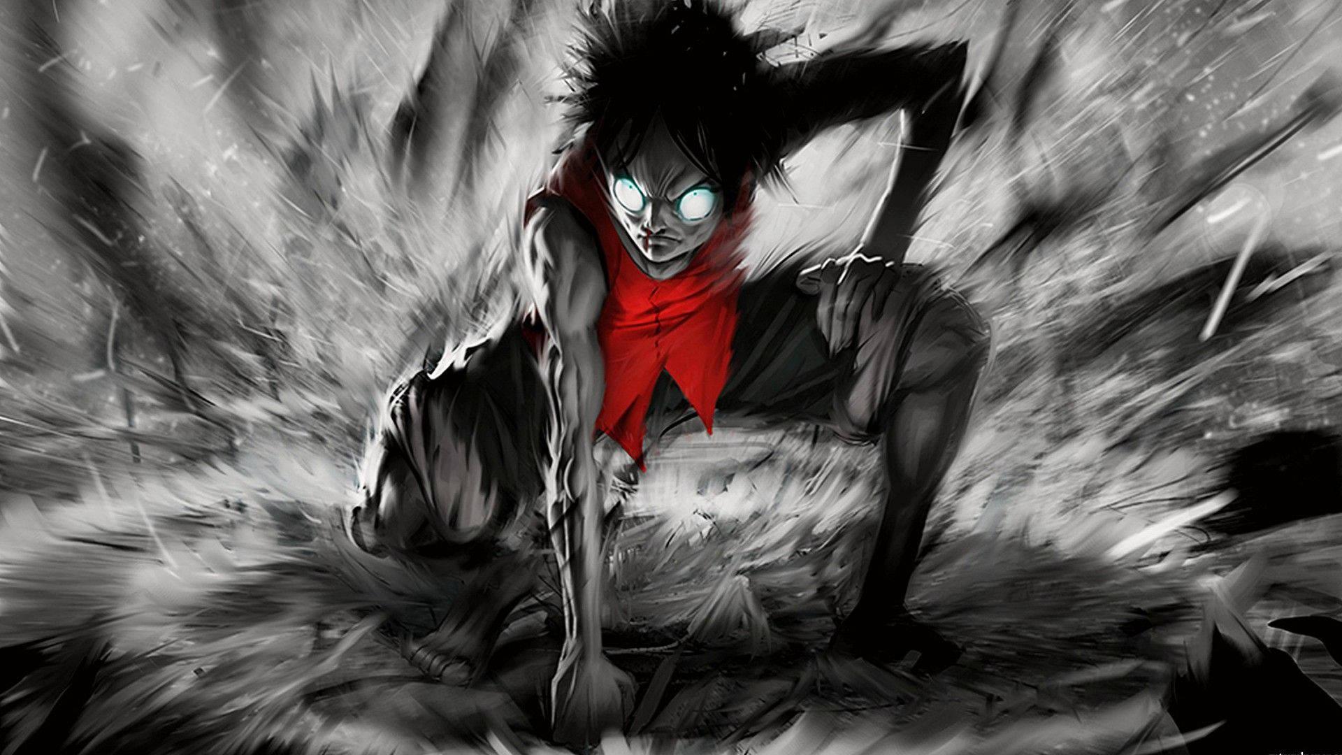 One Piece Luffy Dark Anime — 1920x1080 wallpaper