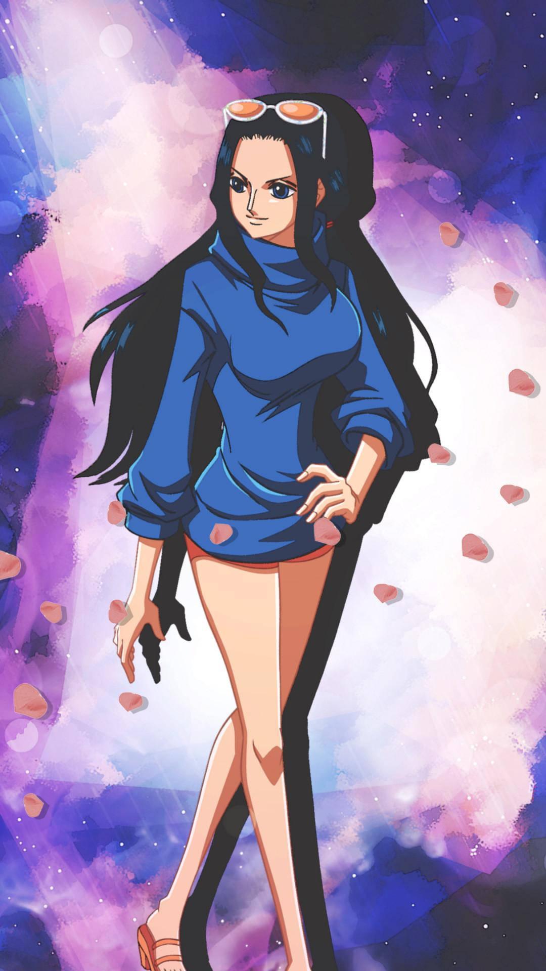 One Piece Phone Boa In Blue Sweater — 1080x1920 wallpaper