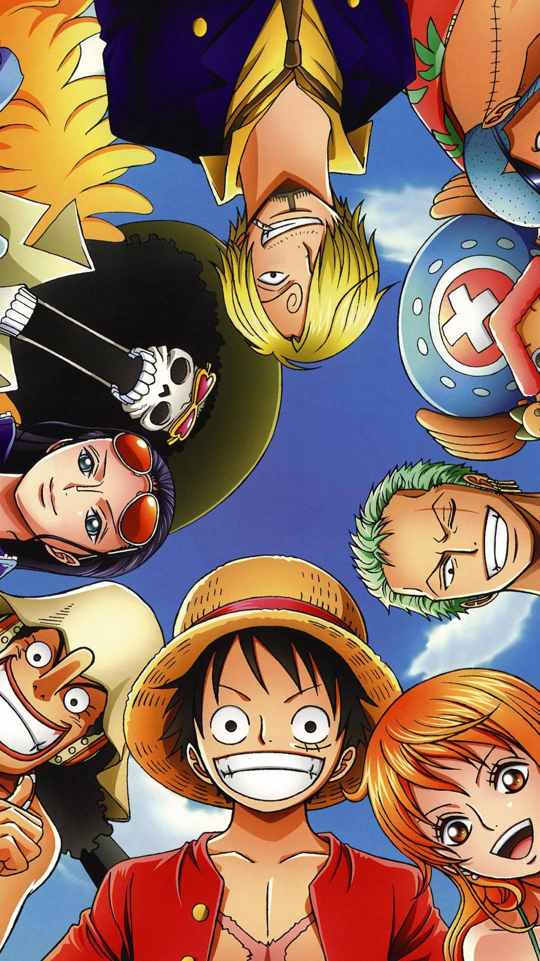 One Piece Phone Straw Hat Pirates Circle — 1080x1920 wallpaper
