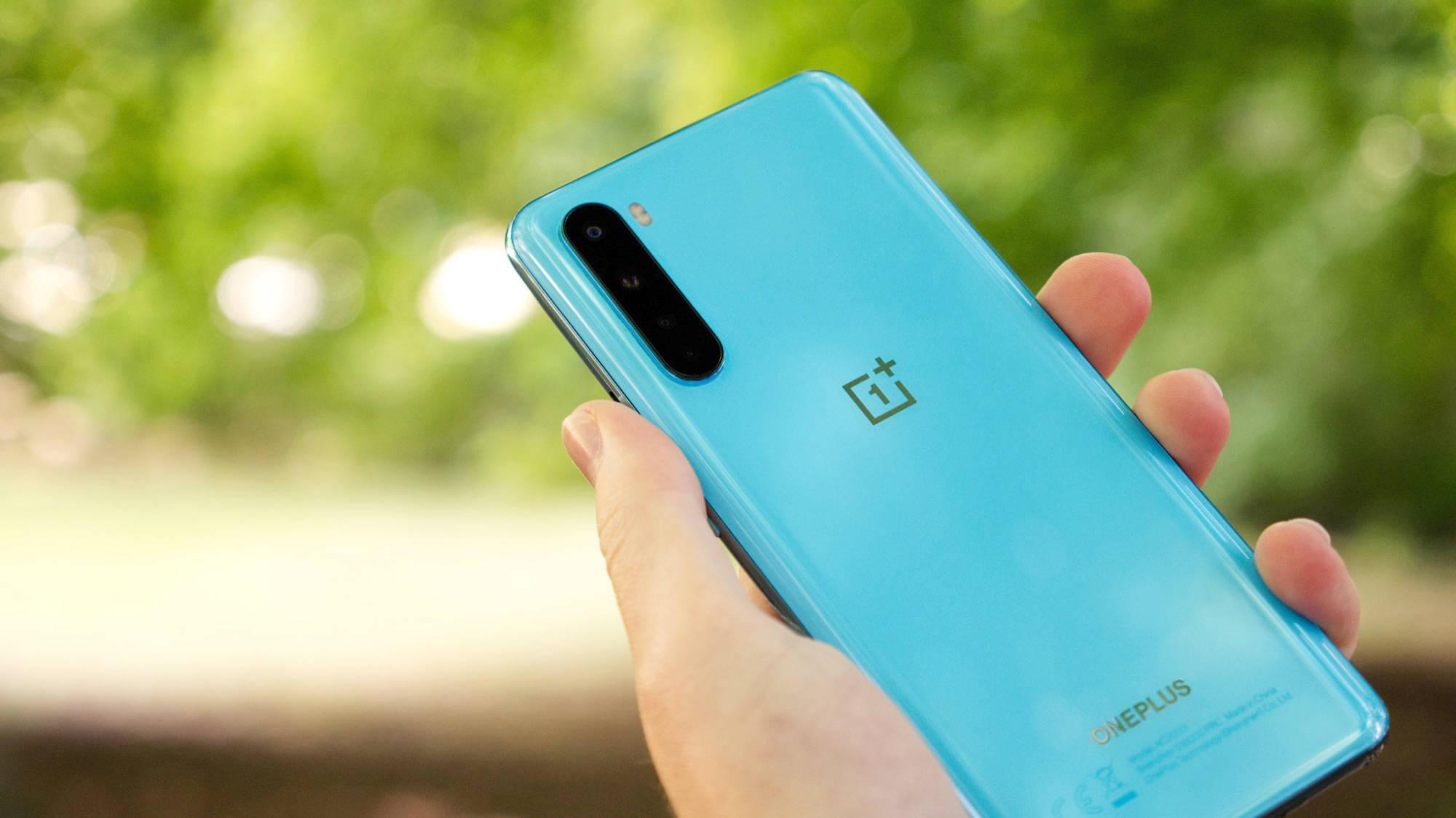 Oneplus Blue Smartphone — 2000x1124 wallpaper