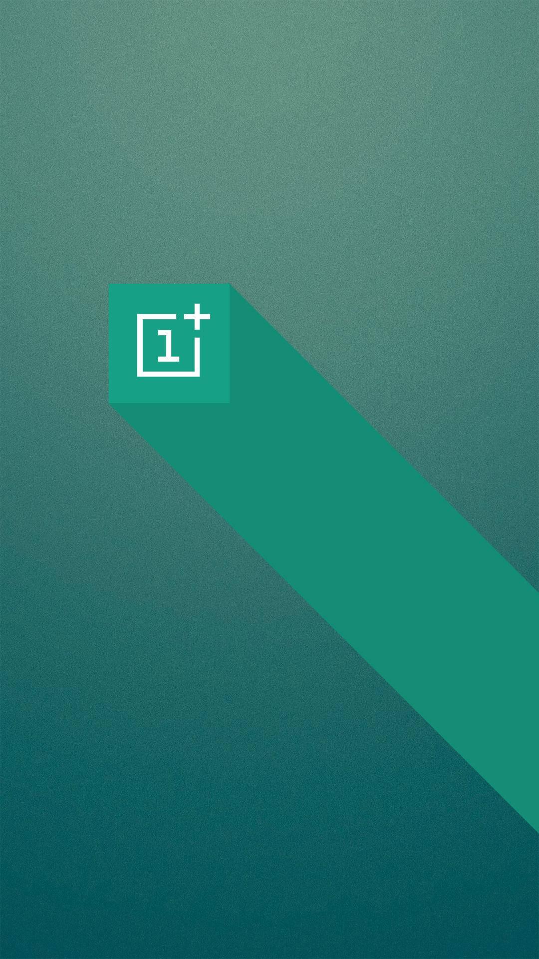 Oneplus Logo On Green Cube — 1080x1920 wallpaper
