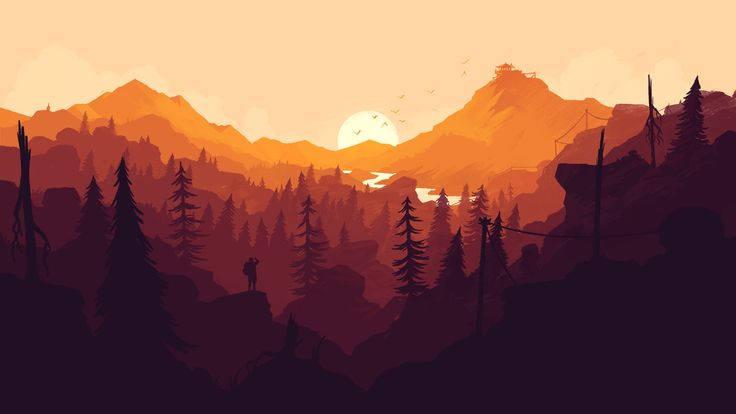 Orange Vector Full Desktop Screen Hd — 736x414 wallpaper